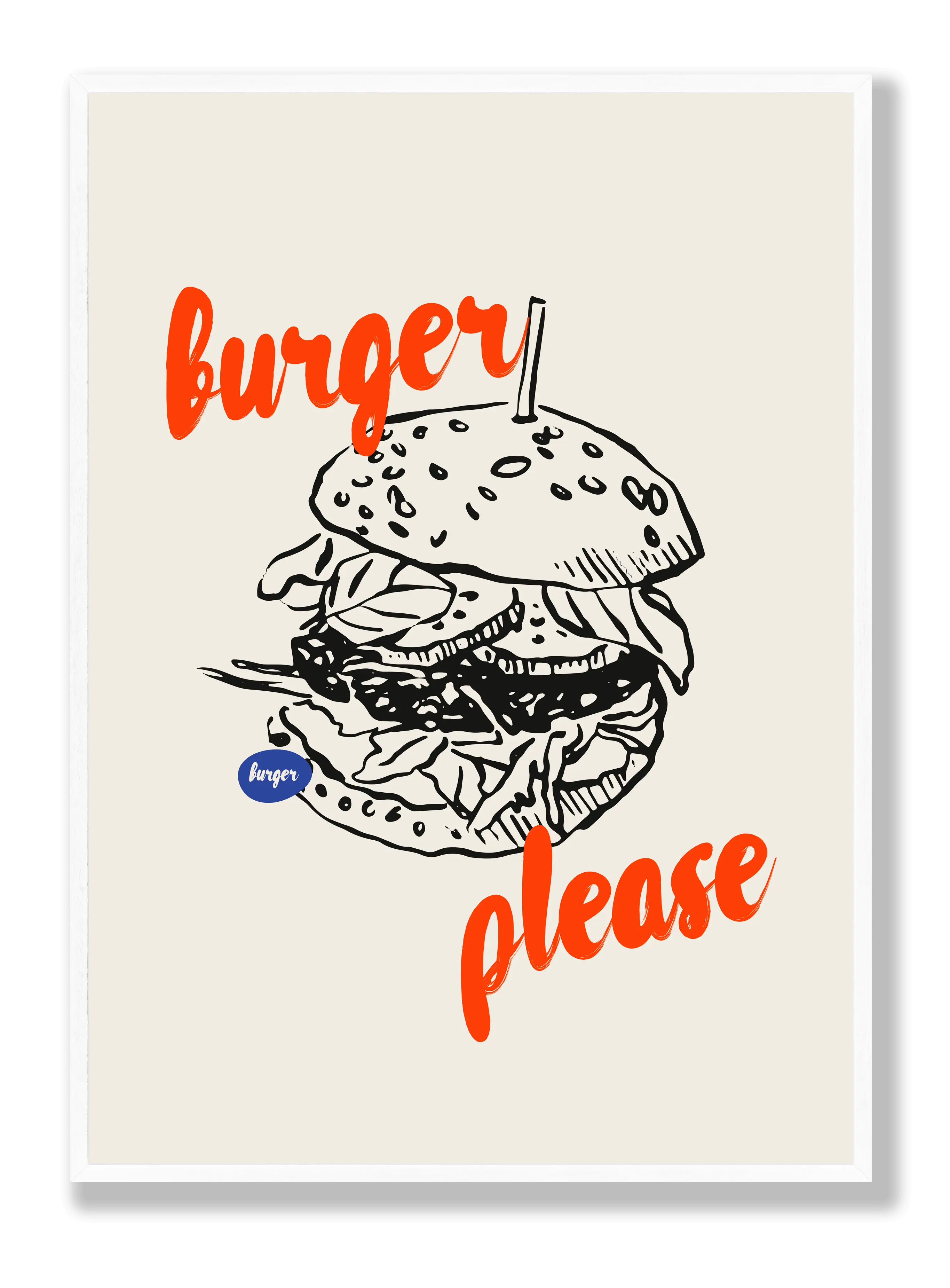 Burger Please Poster