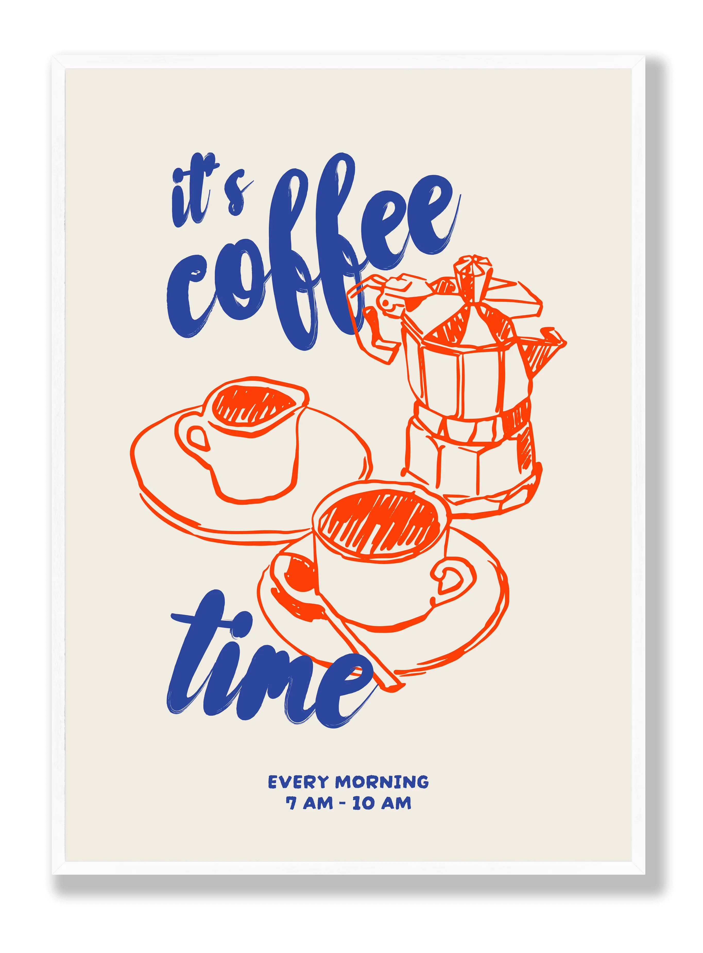 It's Coffee Time Poster