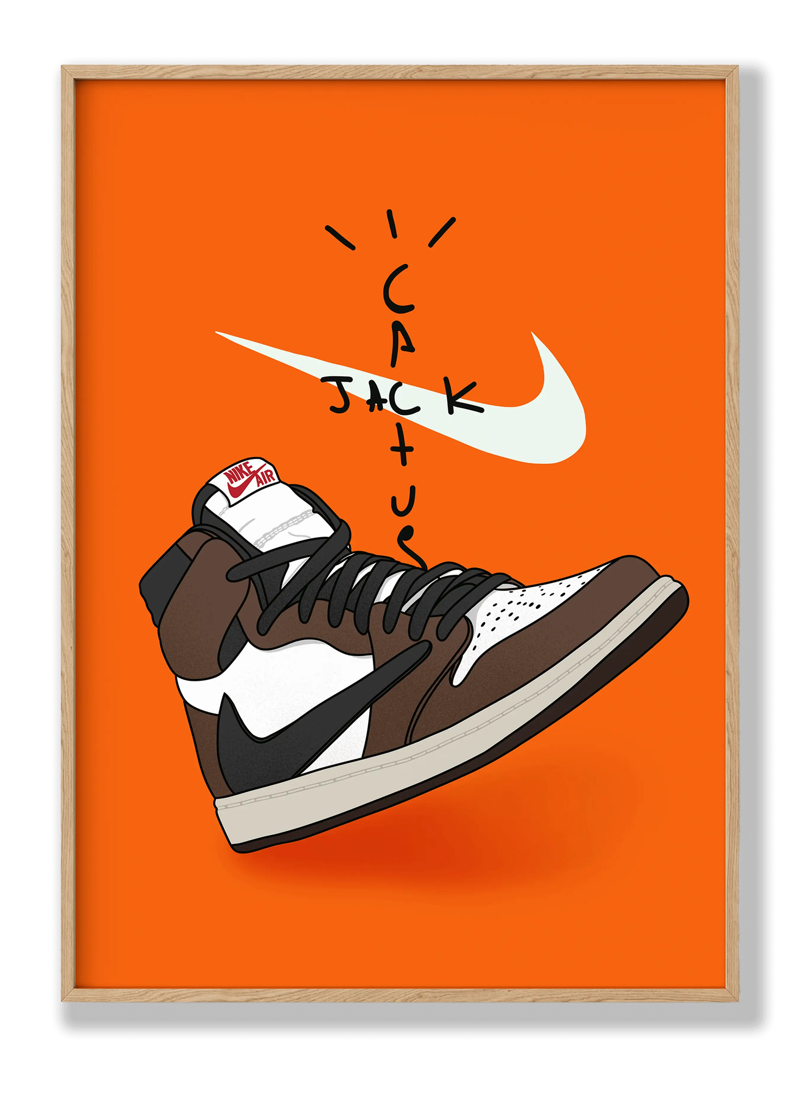 Jordan 1 ''Travis Scott'' plakat