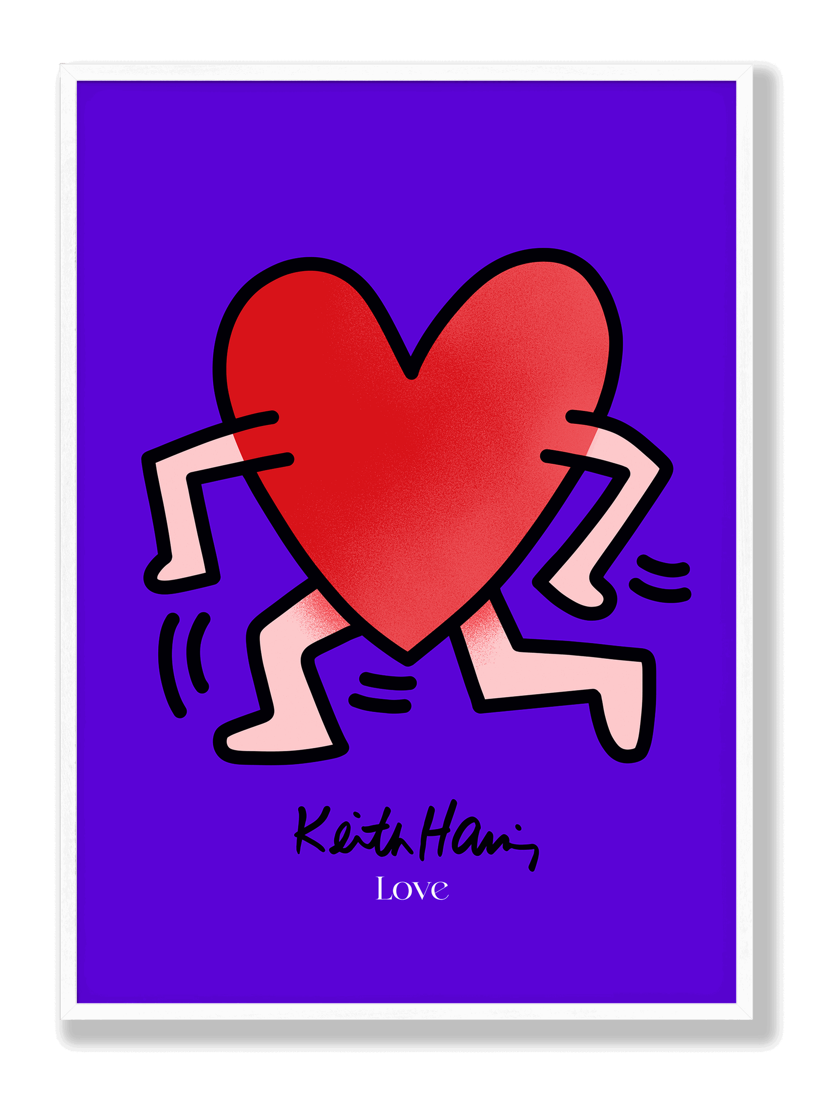 Keith Haring - Love plakat