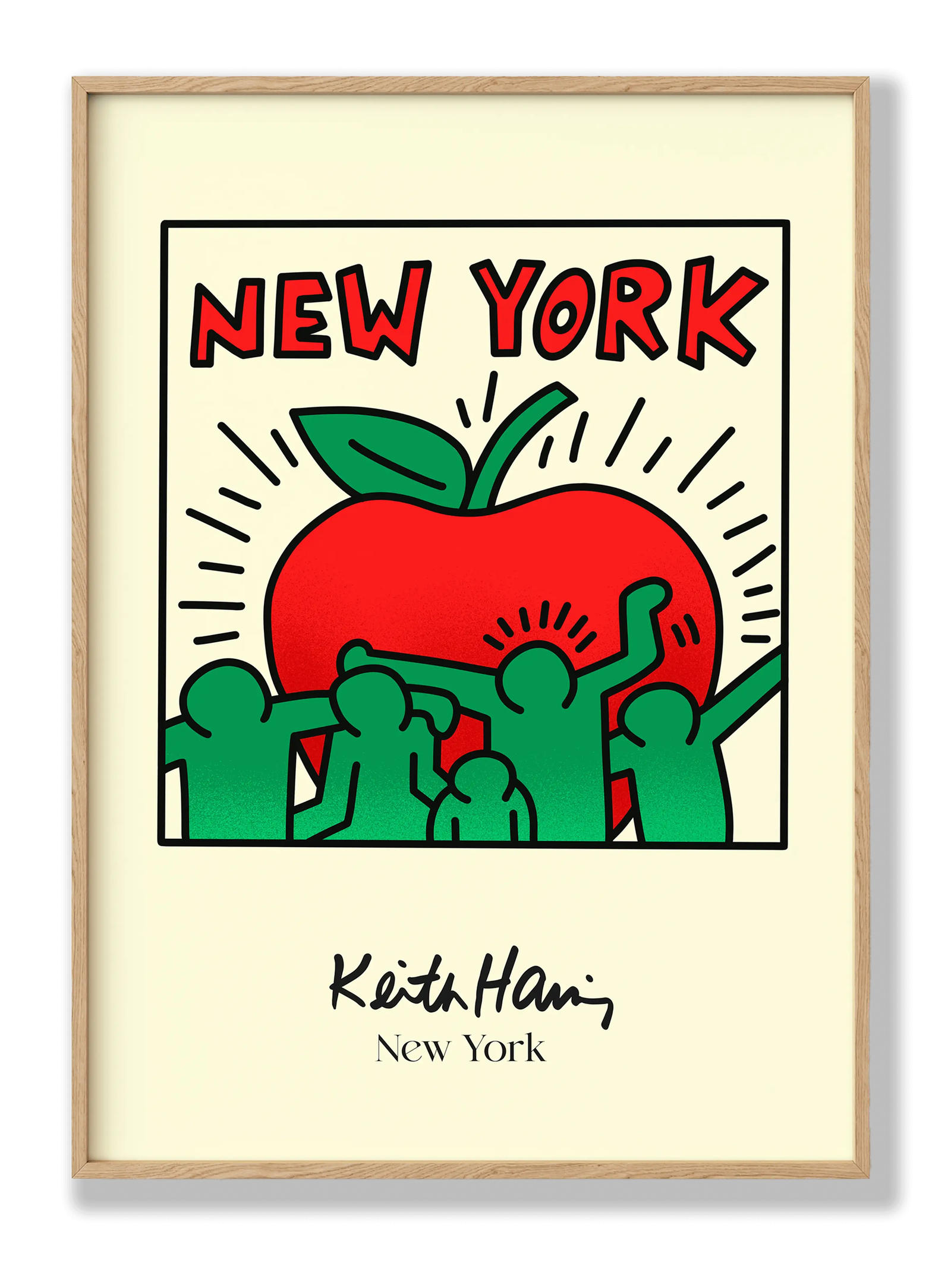 Keith Haring ''New York'' plakat