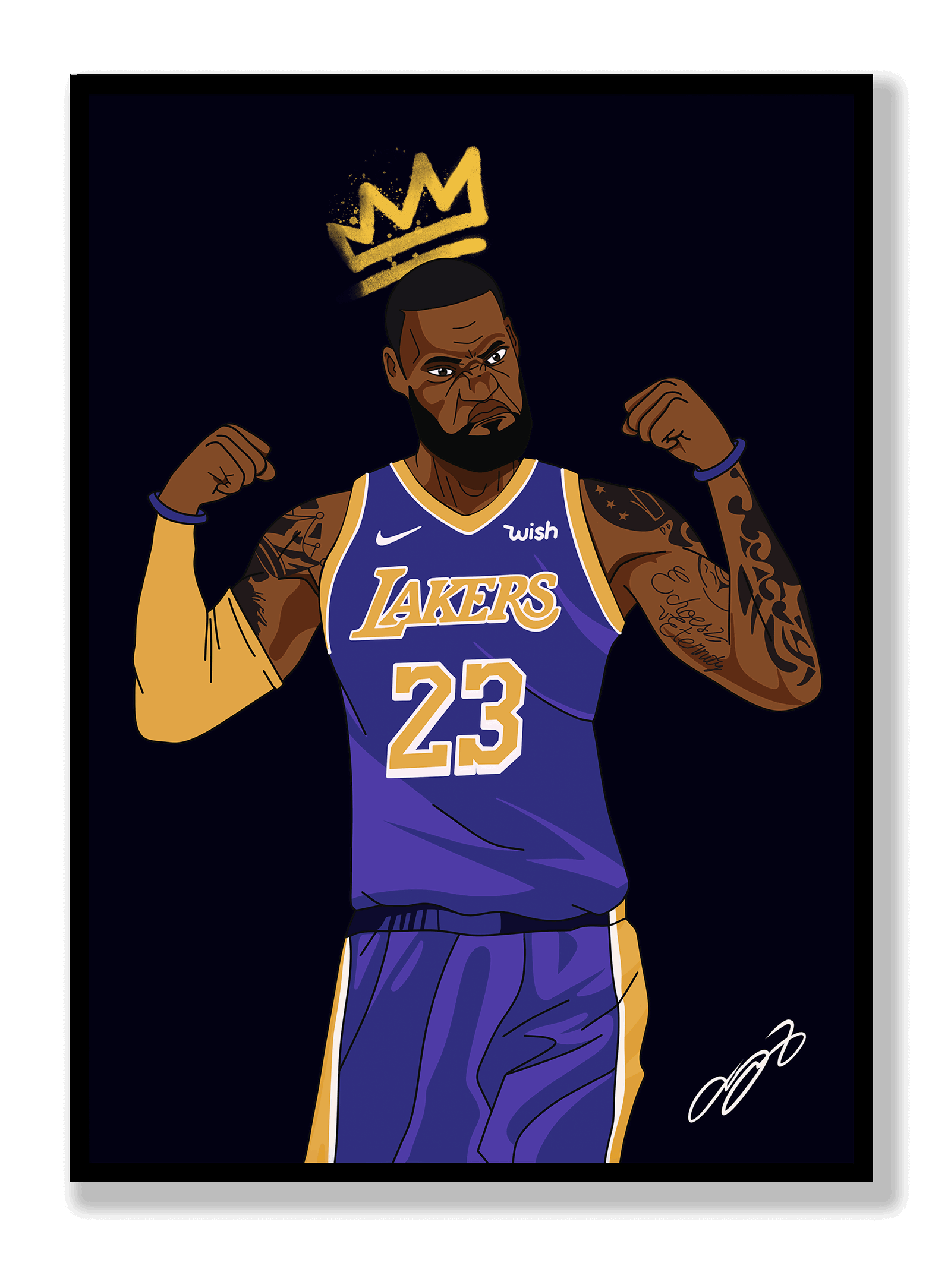 King James plakat