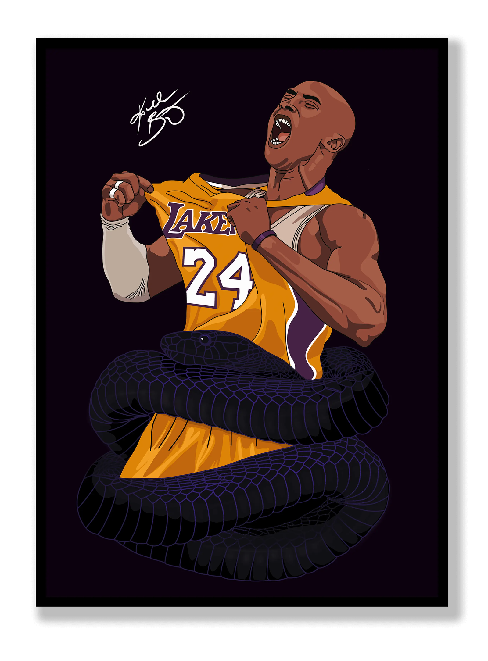 Kobe x Mamba Mentality plakat