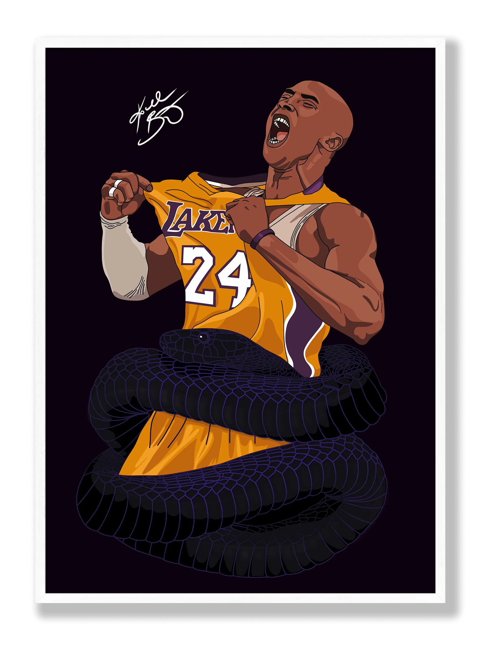 Kobe x Mamba Mentality plakat