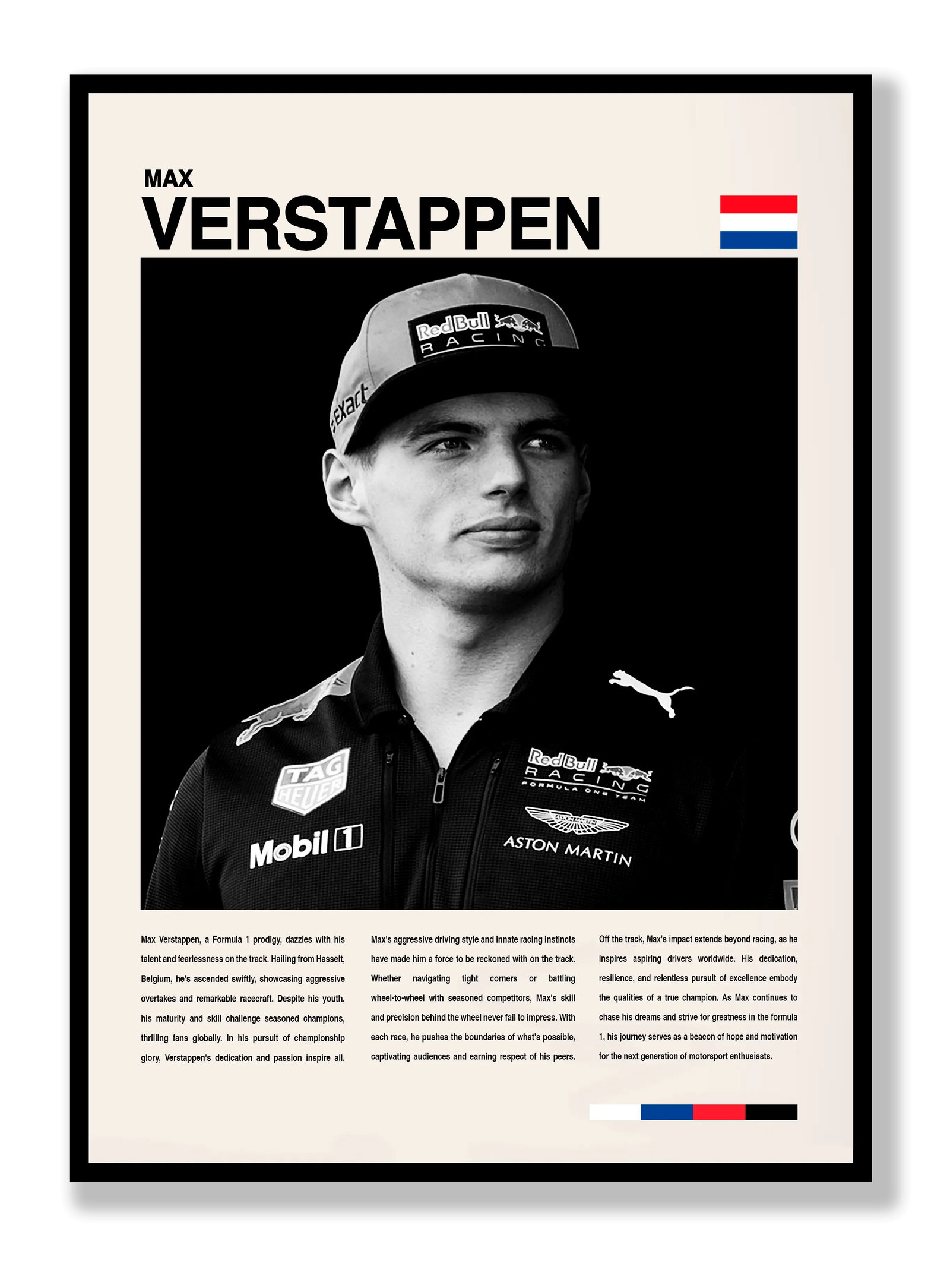 Max Verstappen plakat