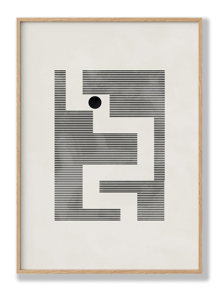 Minimalist Maze plakat