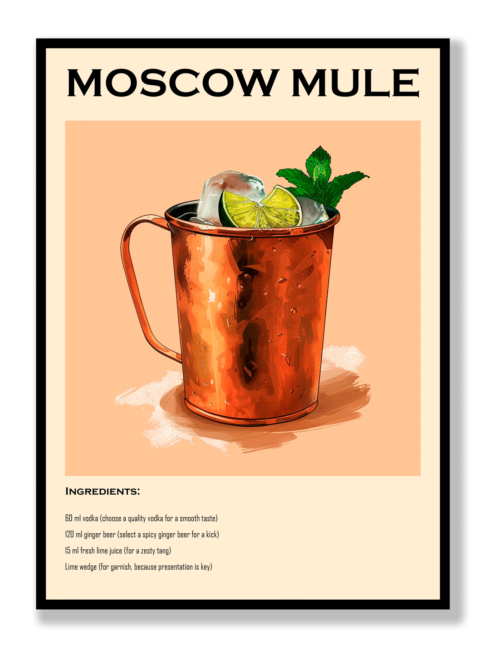 Moscow Mule plakat