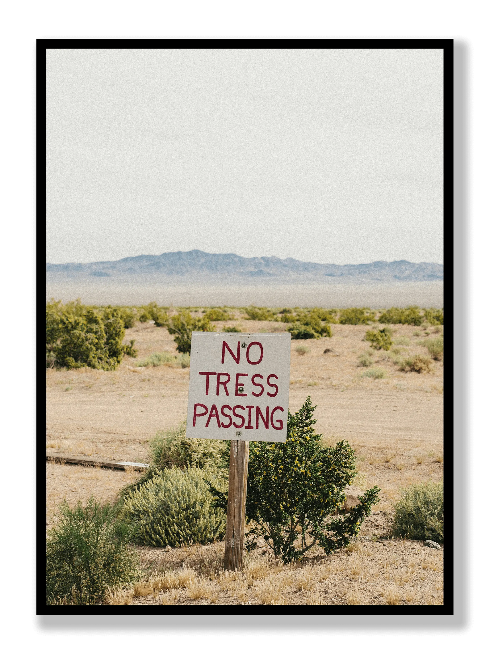 No Trespassing plakat