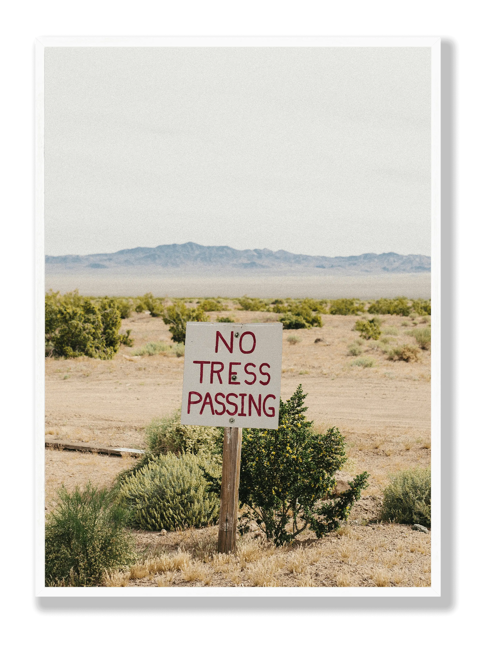 No Trespassing plakat