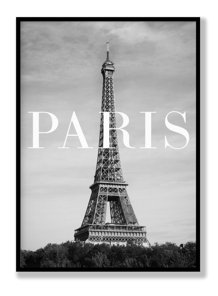 Paris Text 2 plakat