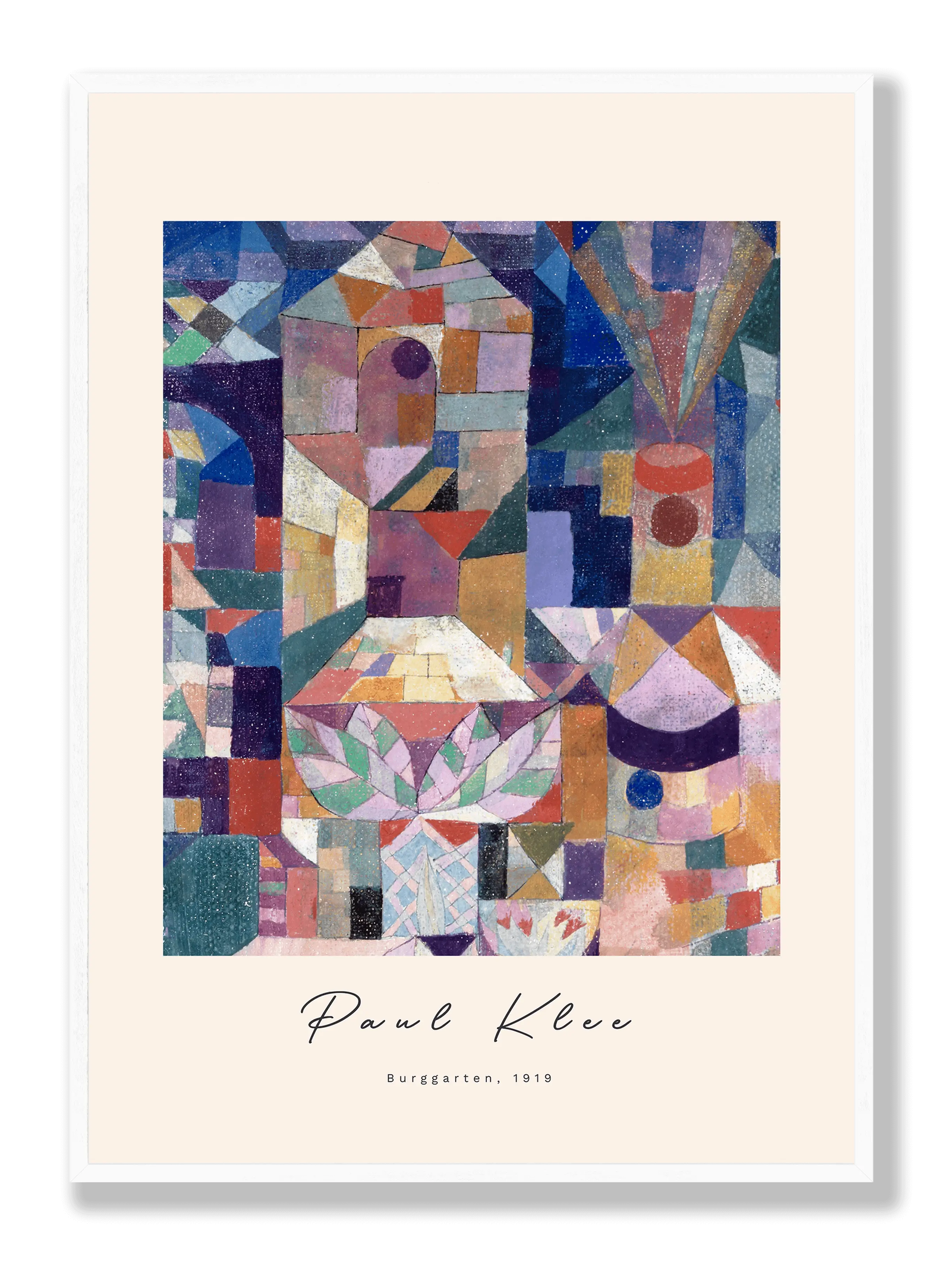 Paul Klee - Burggarten plakat