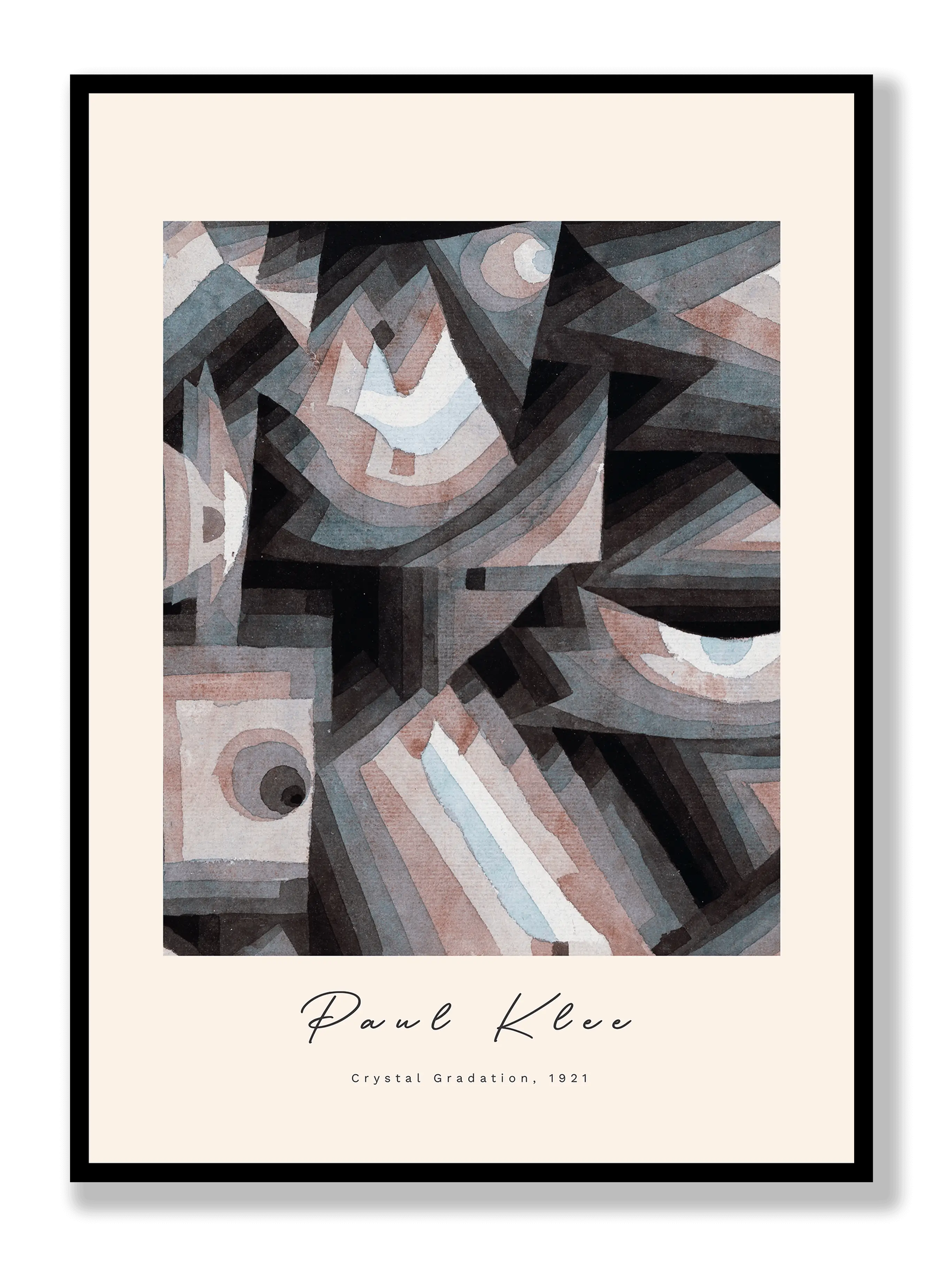 Paul Klee - Crystal Gradiation plakat