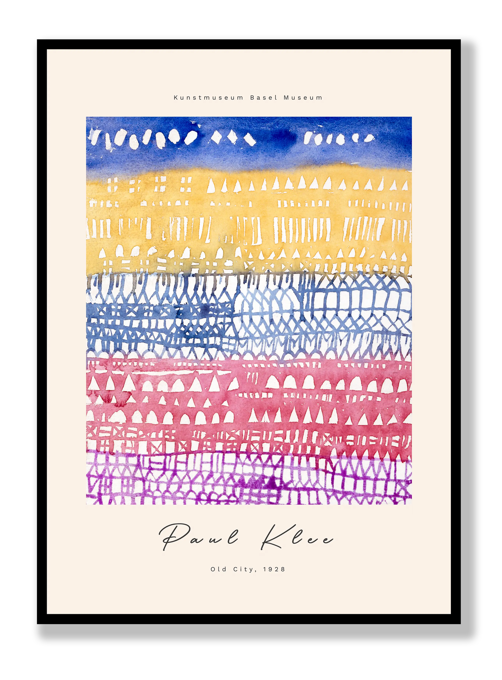 Paul Klee - Old City plakat