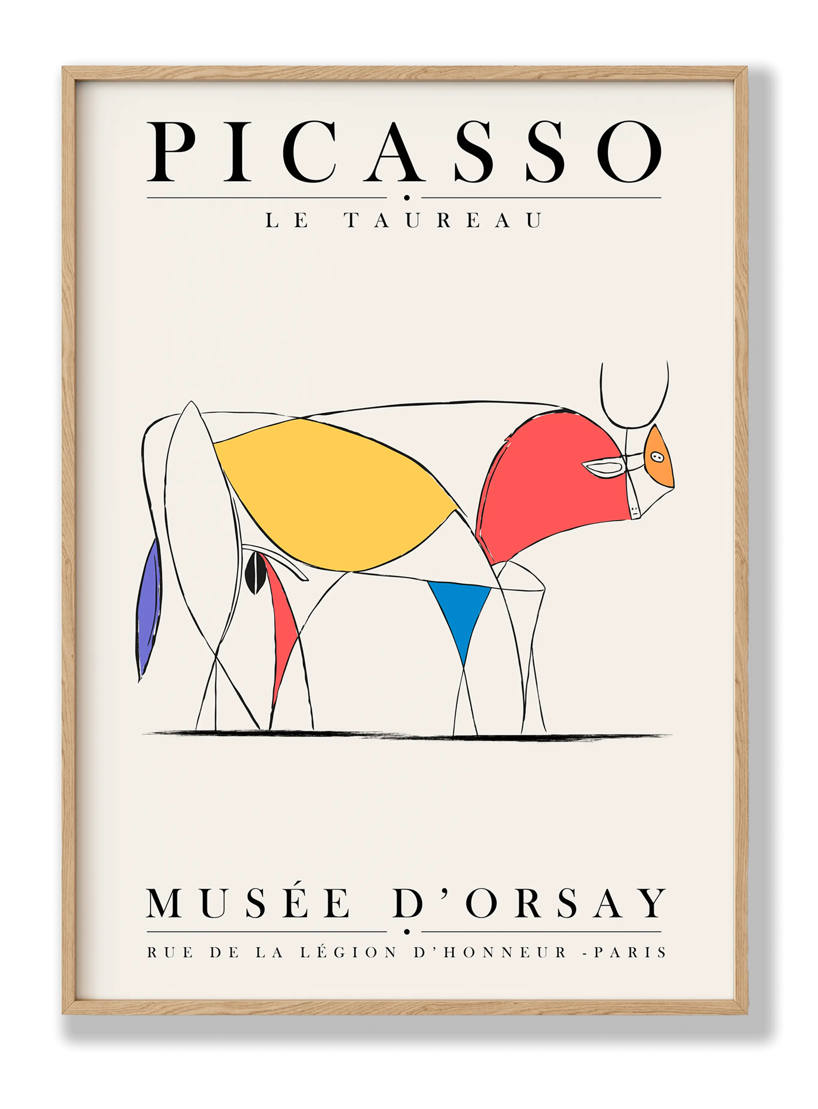 Picasso - Le Taureau plakat