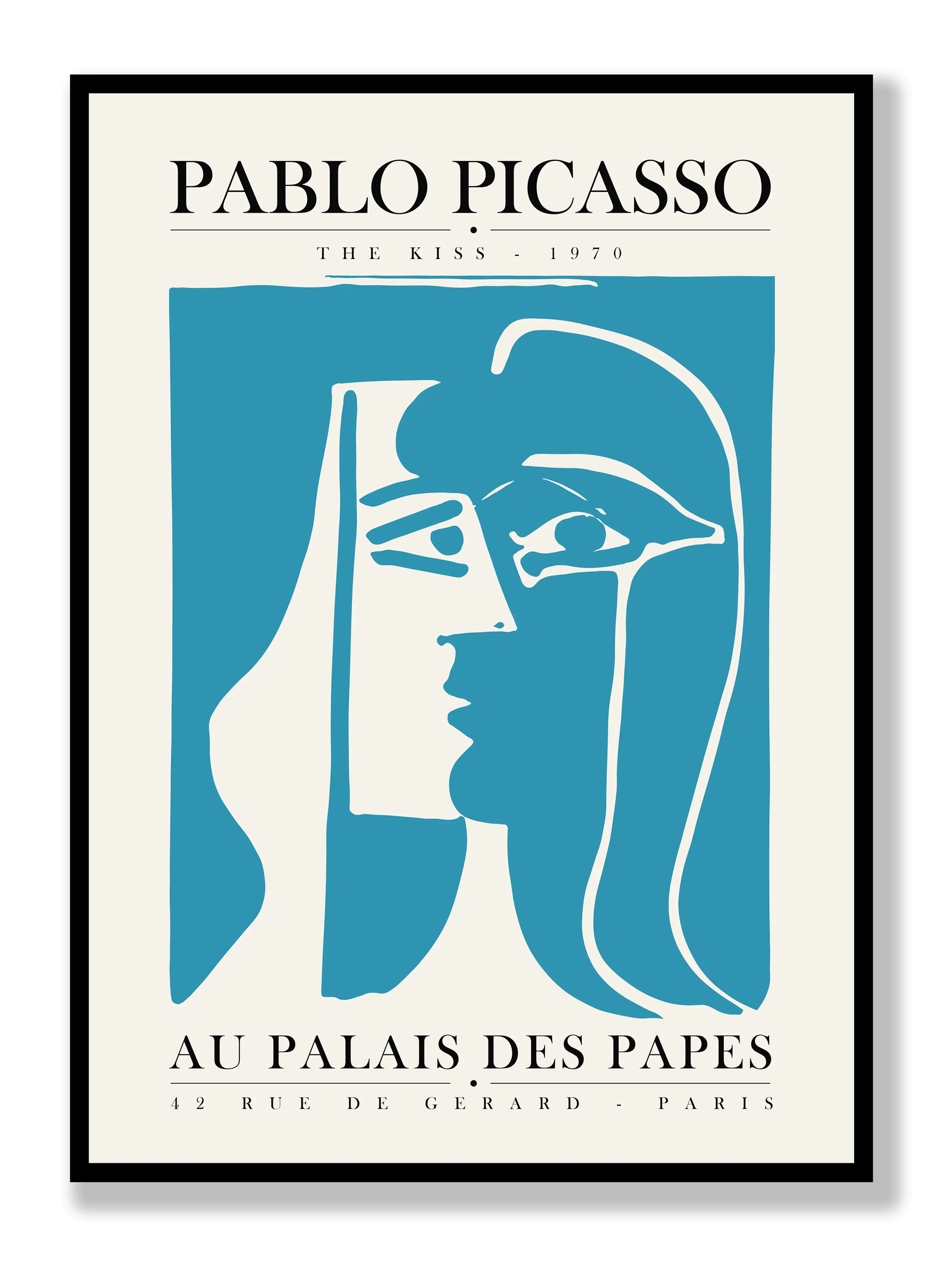 Picasso - The Kiss plakat