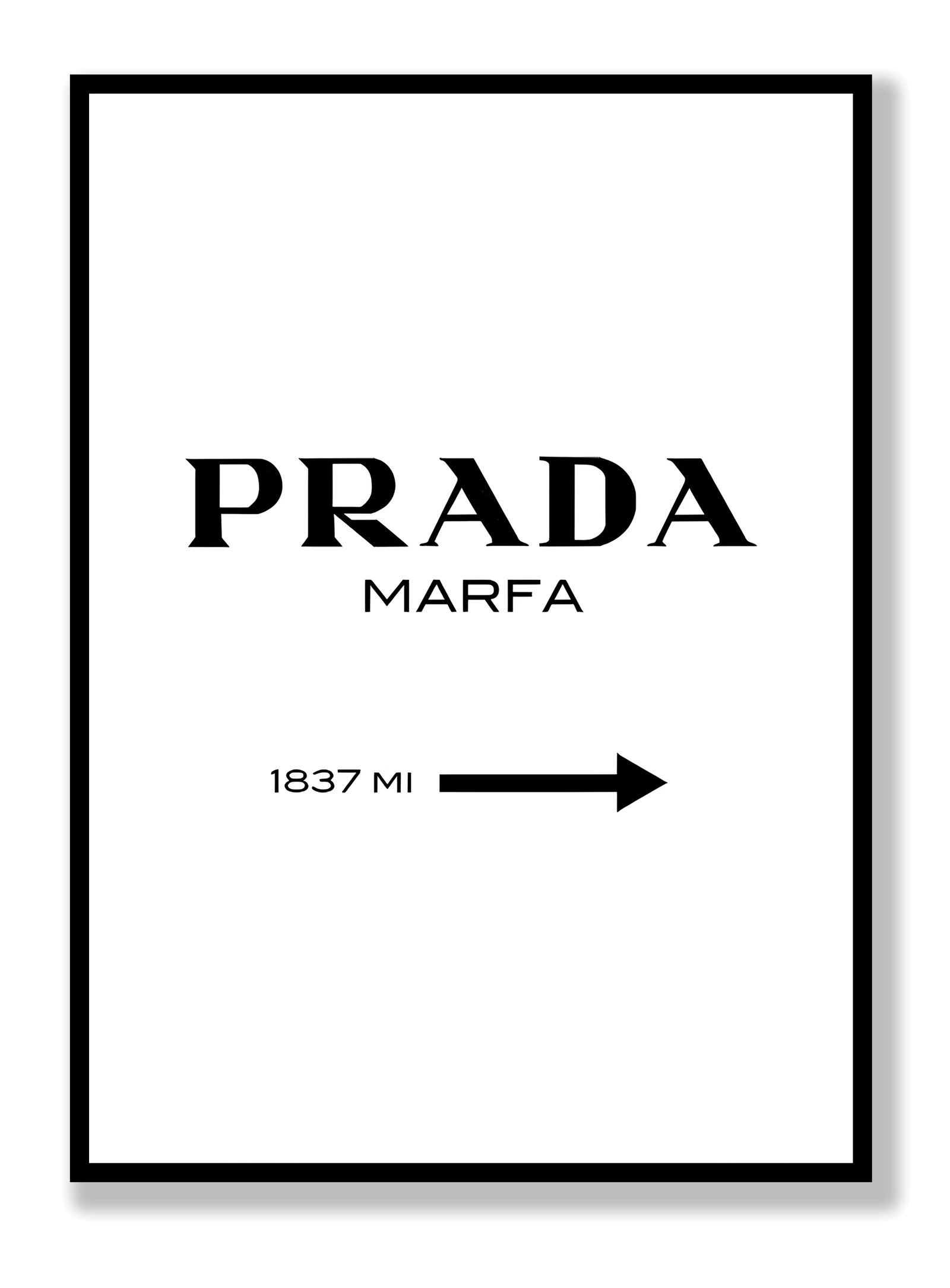 Prada Marfa plakat