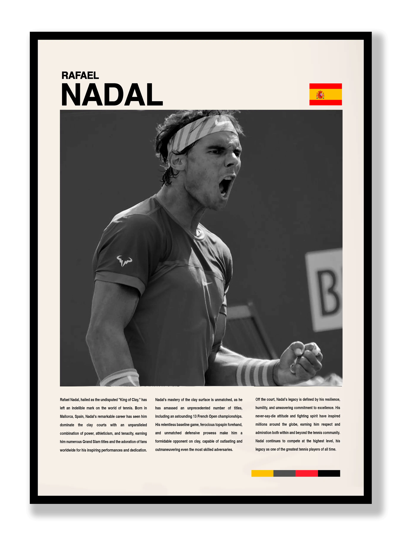 Rafael Nadal plakat