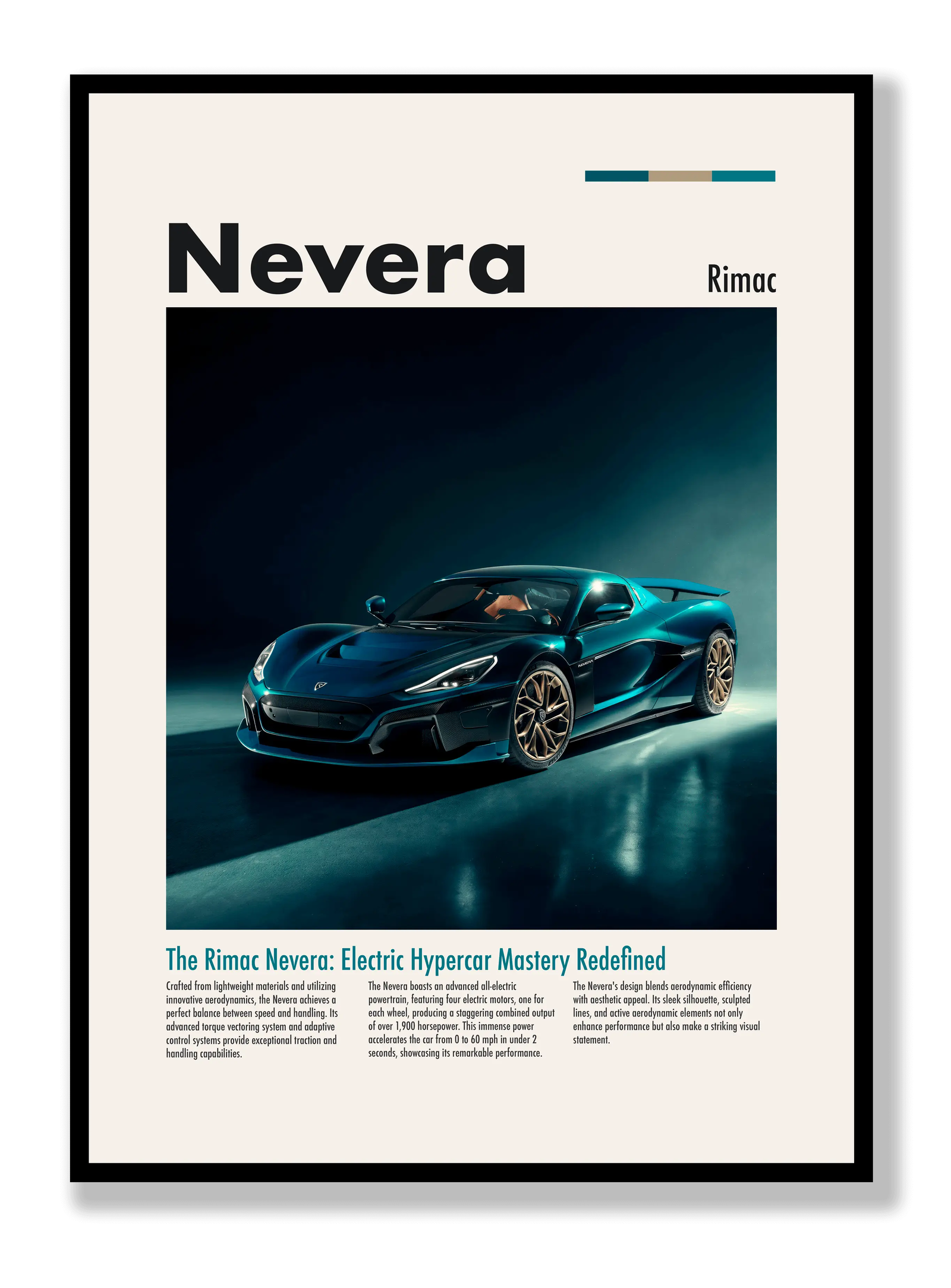 Rimac Nevera plakat