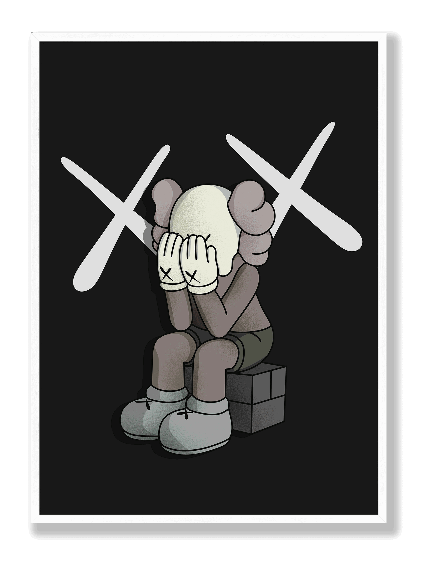 Sad KAWS plakat