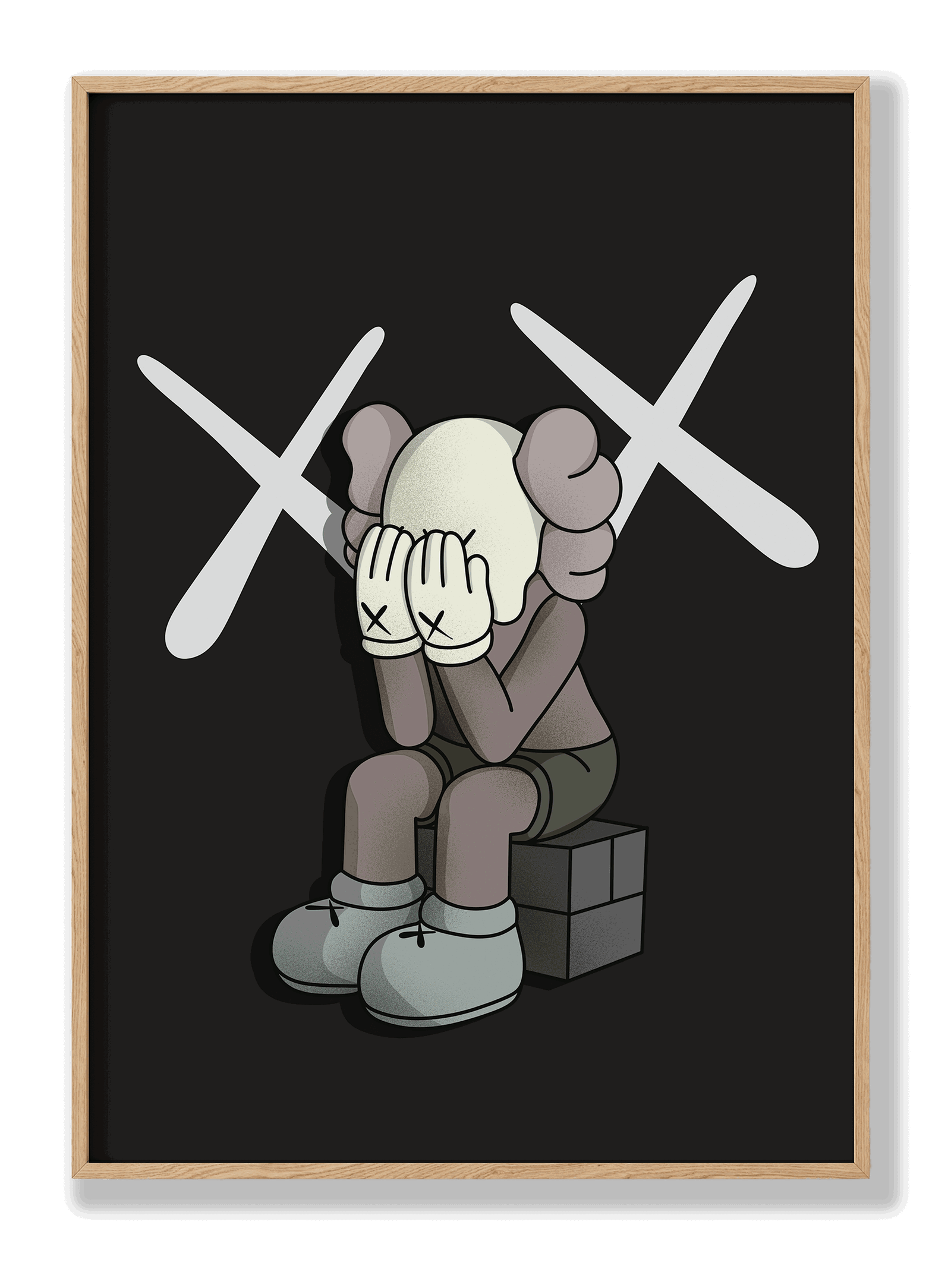 Sad KAWS plakat