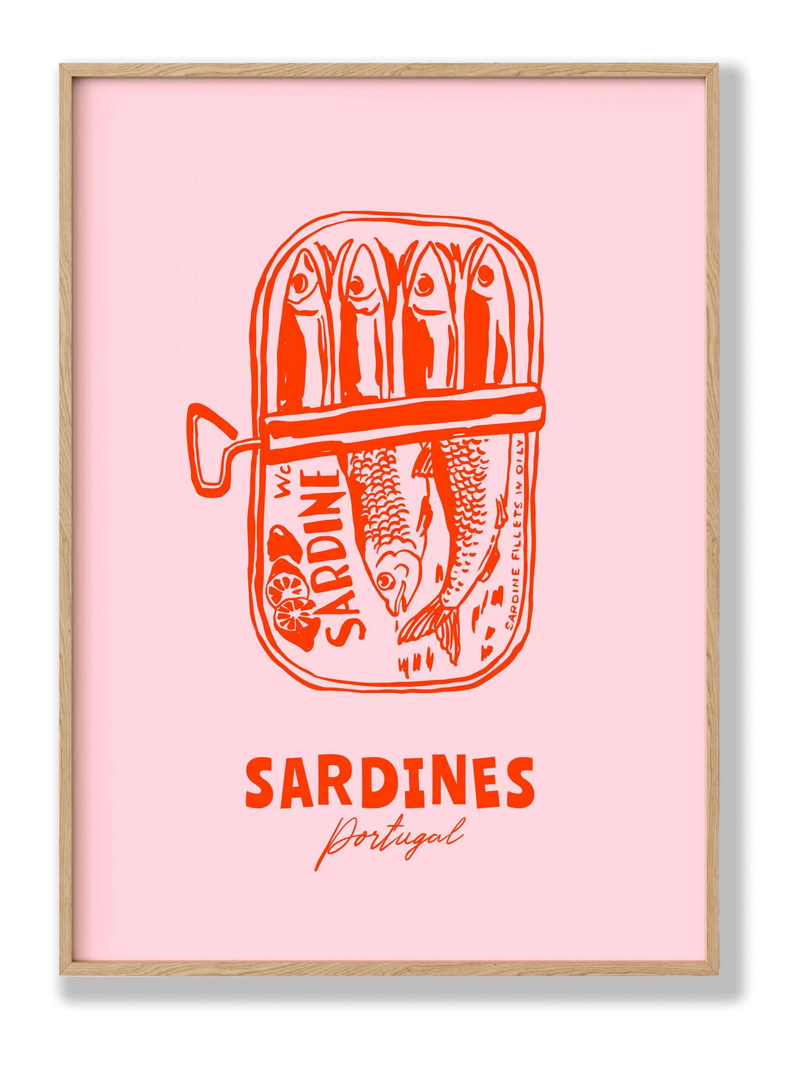 Sardines Portugal 2 plakat