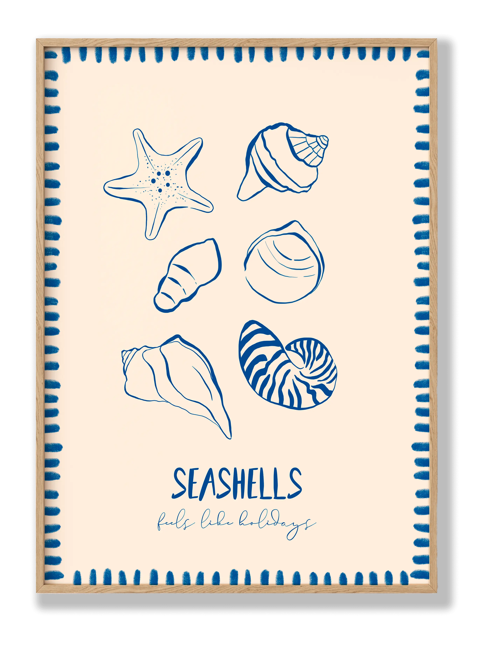 Simple With Seashells plakat