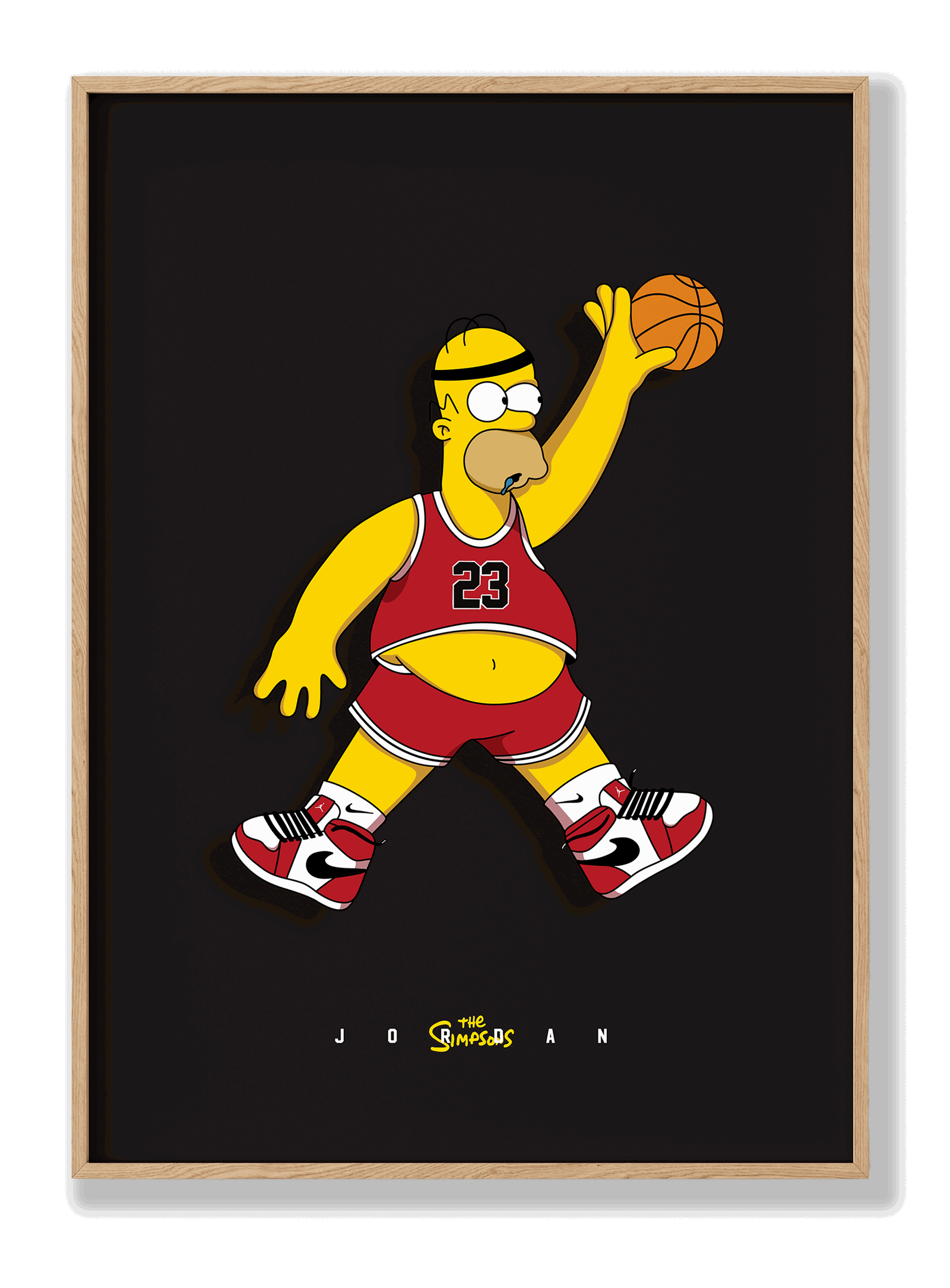 Simpsons x Jordan plakat