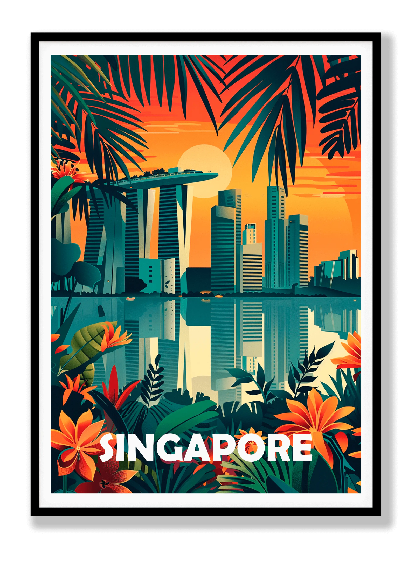 Singapore plakat