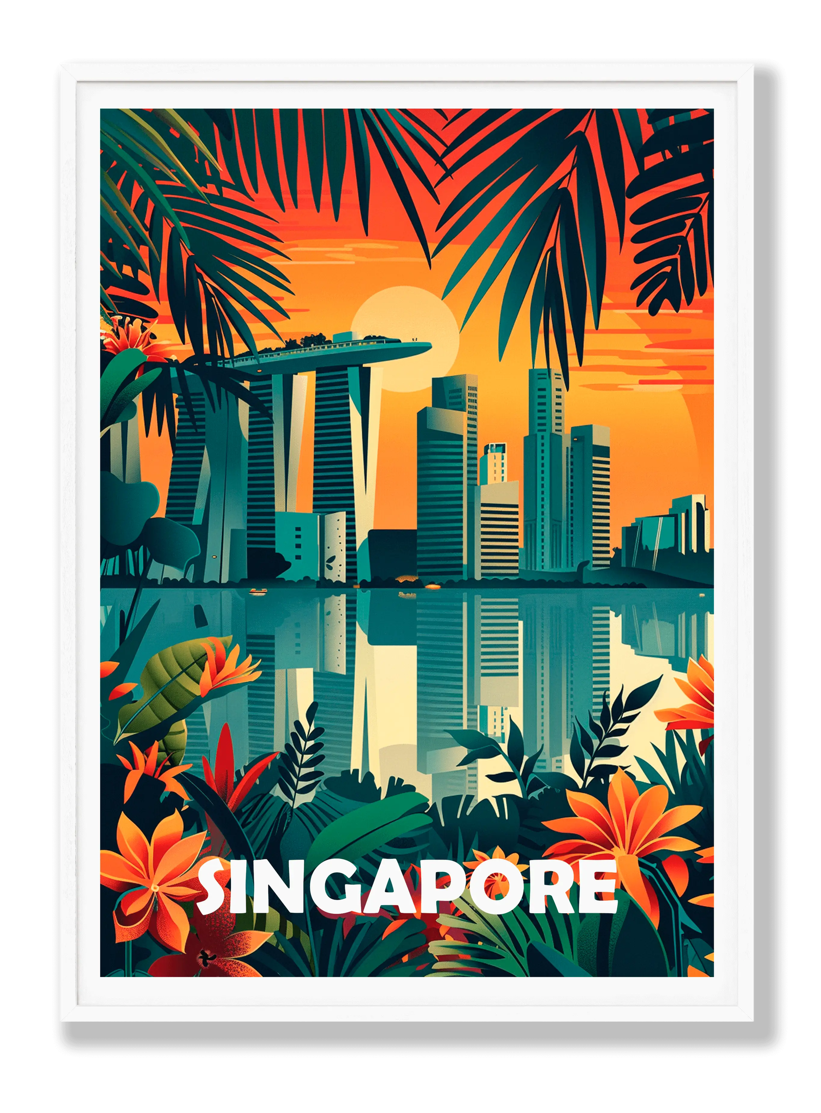 Singapore plakat