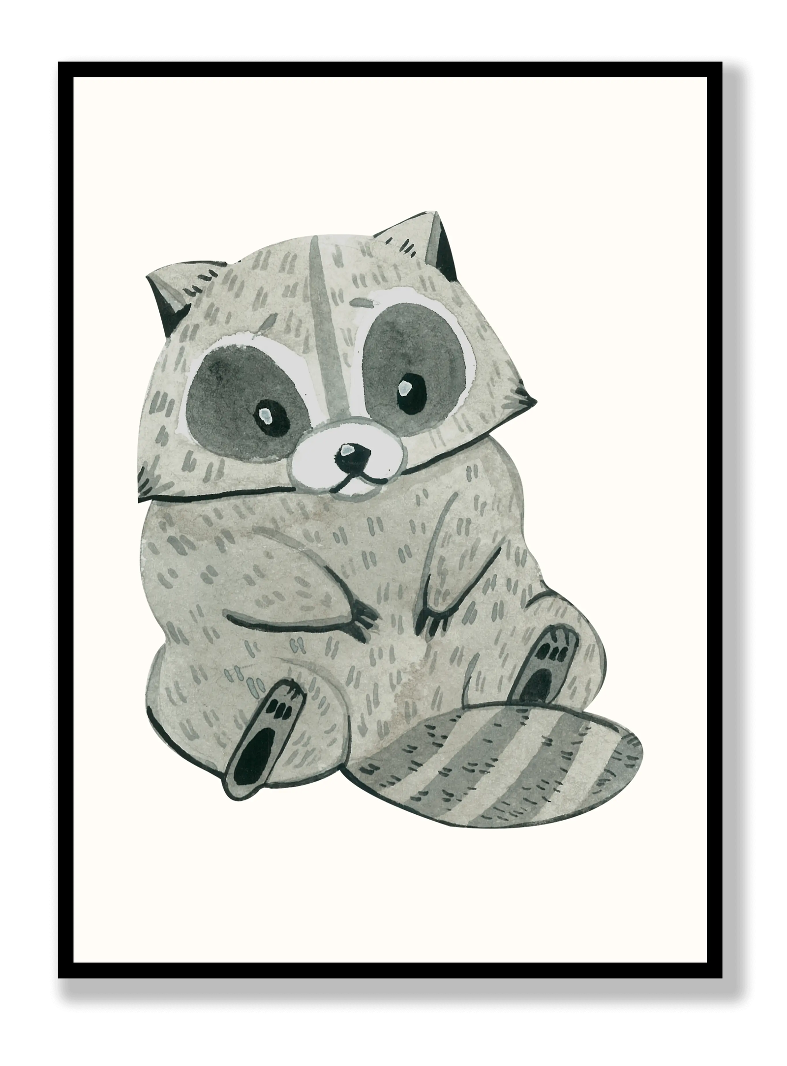 Small Raccoon plakat