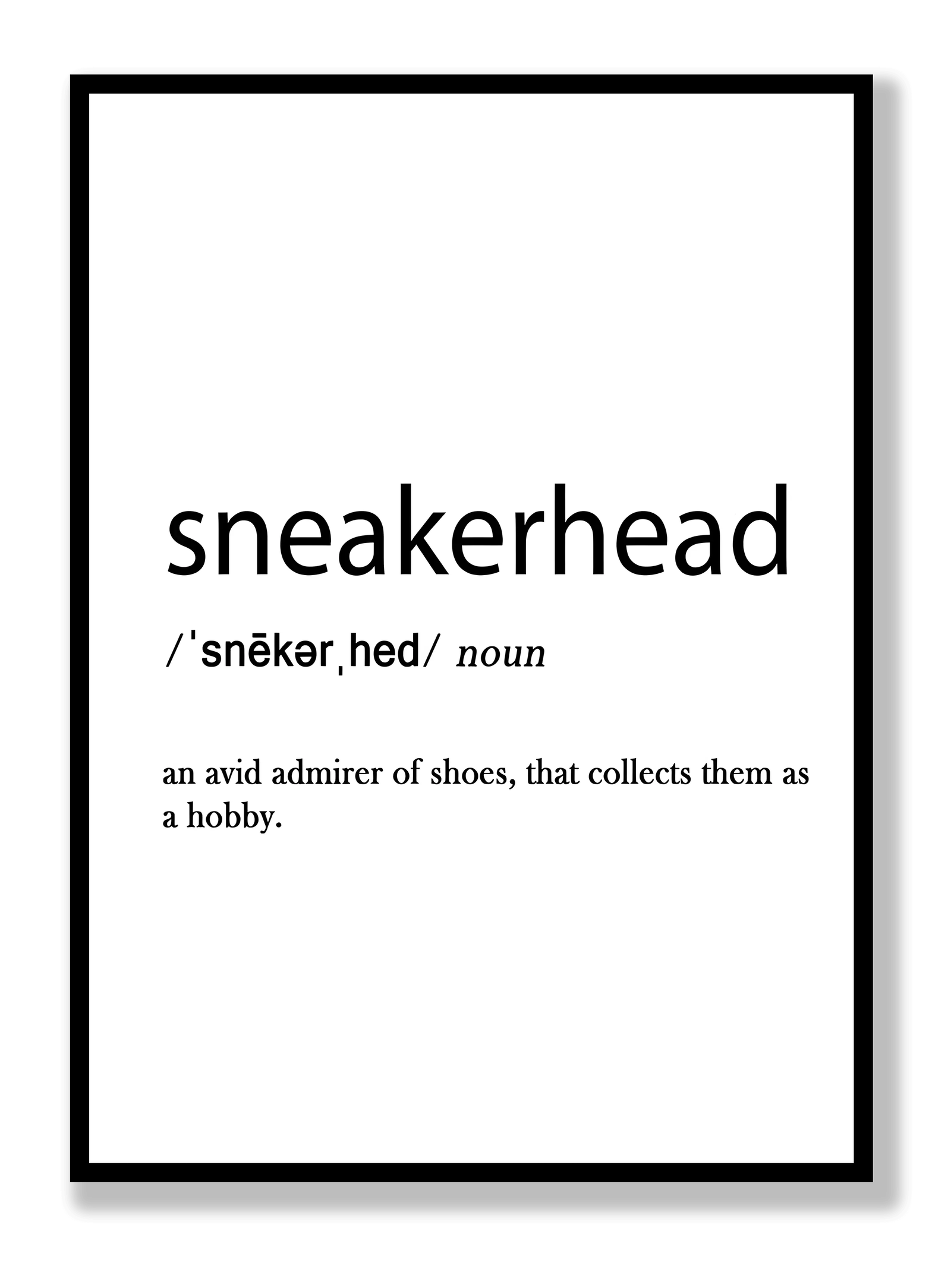 Sneakerhead plakat