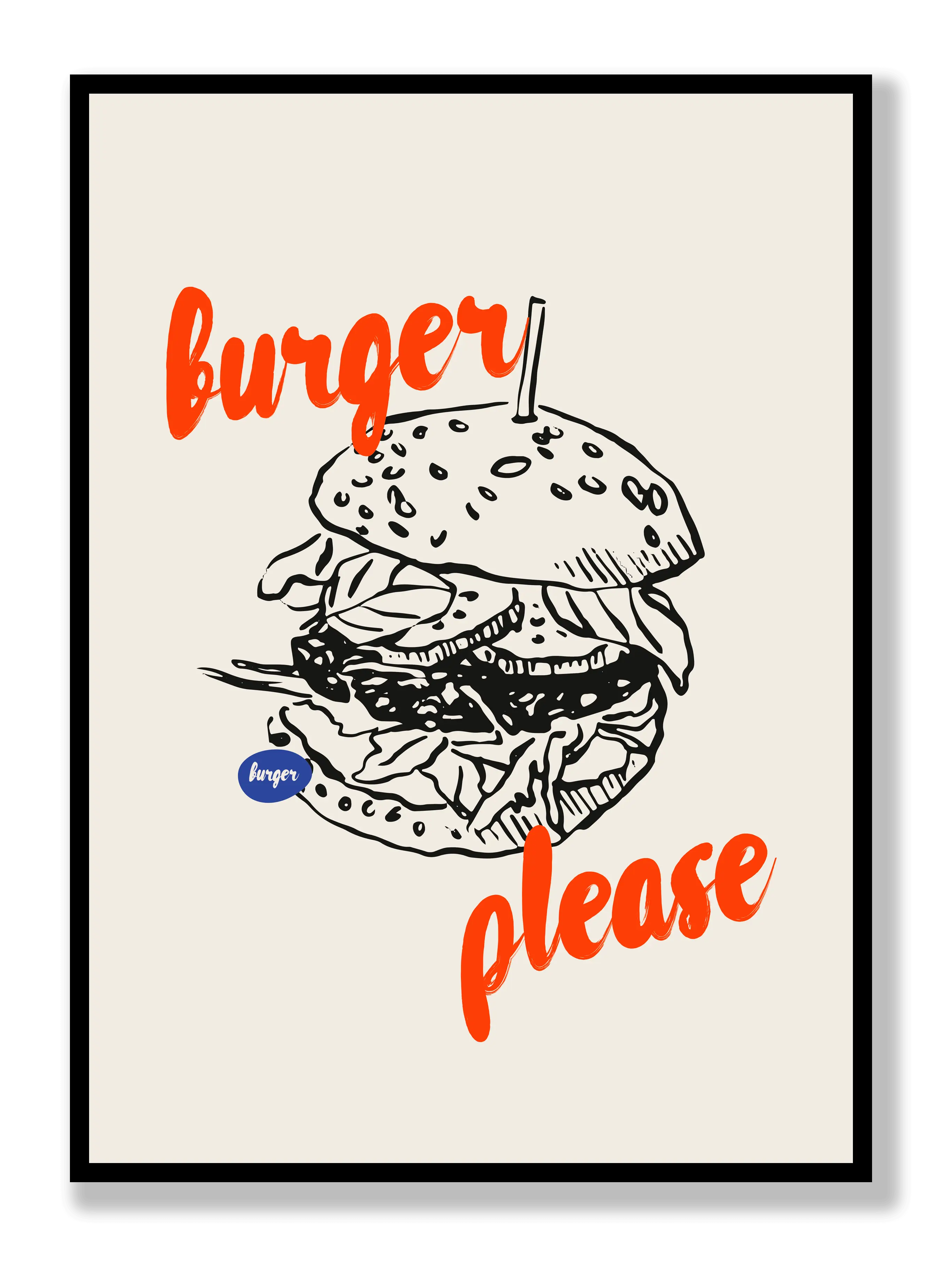 Burger Please Poster