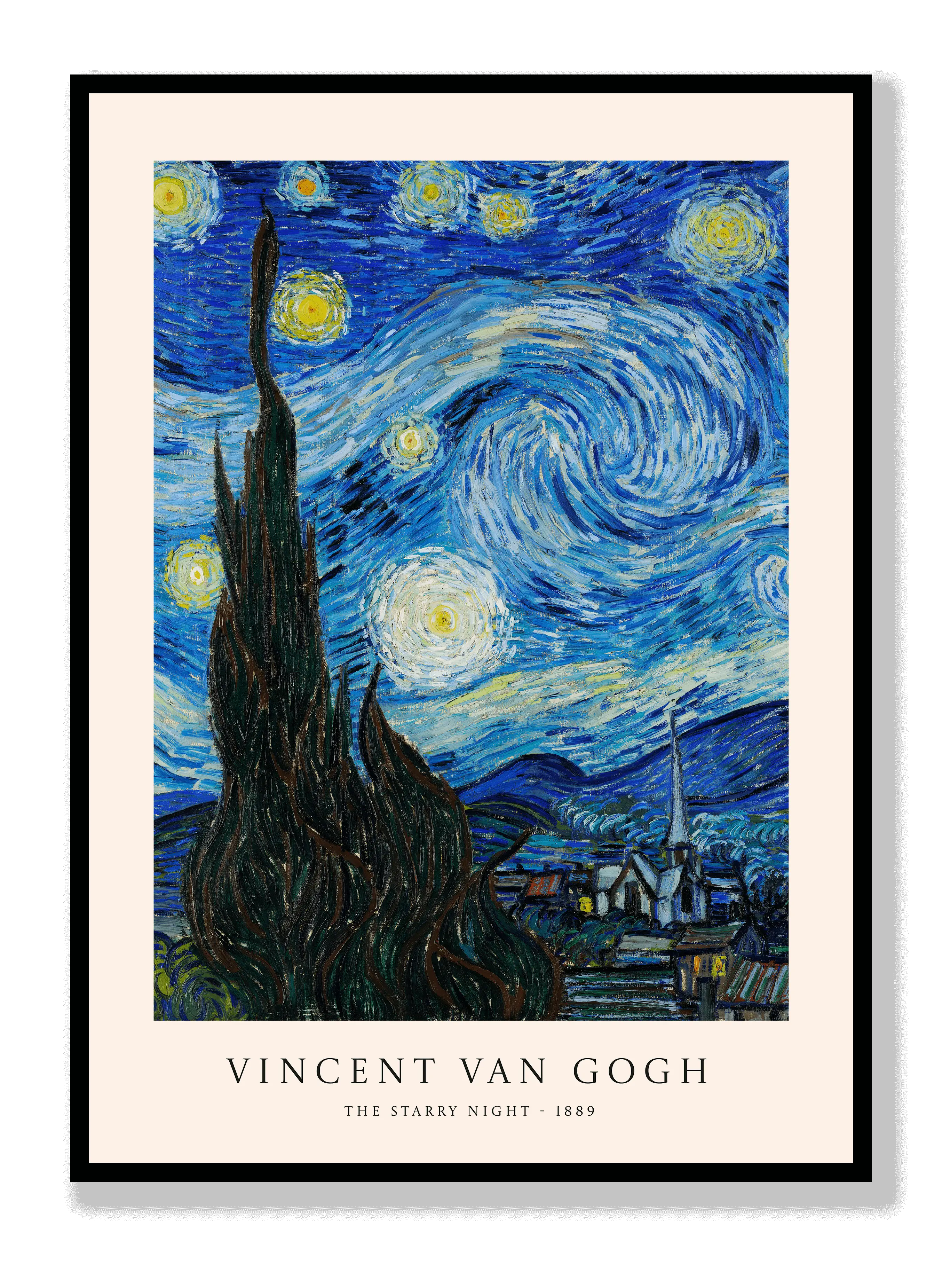 Van Gogh - Starry Night Over The Rhône Poster