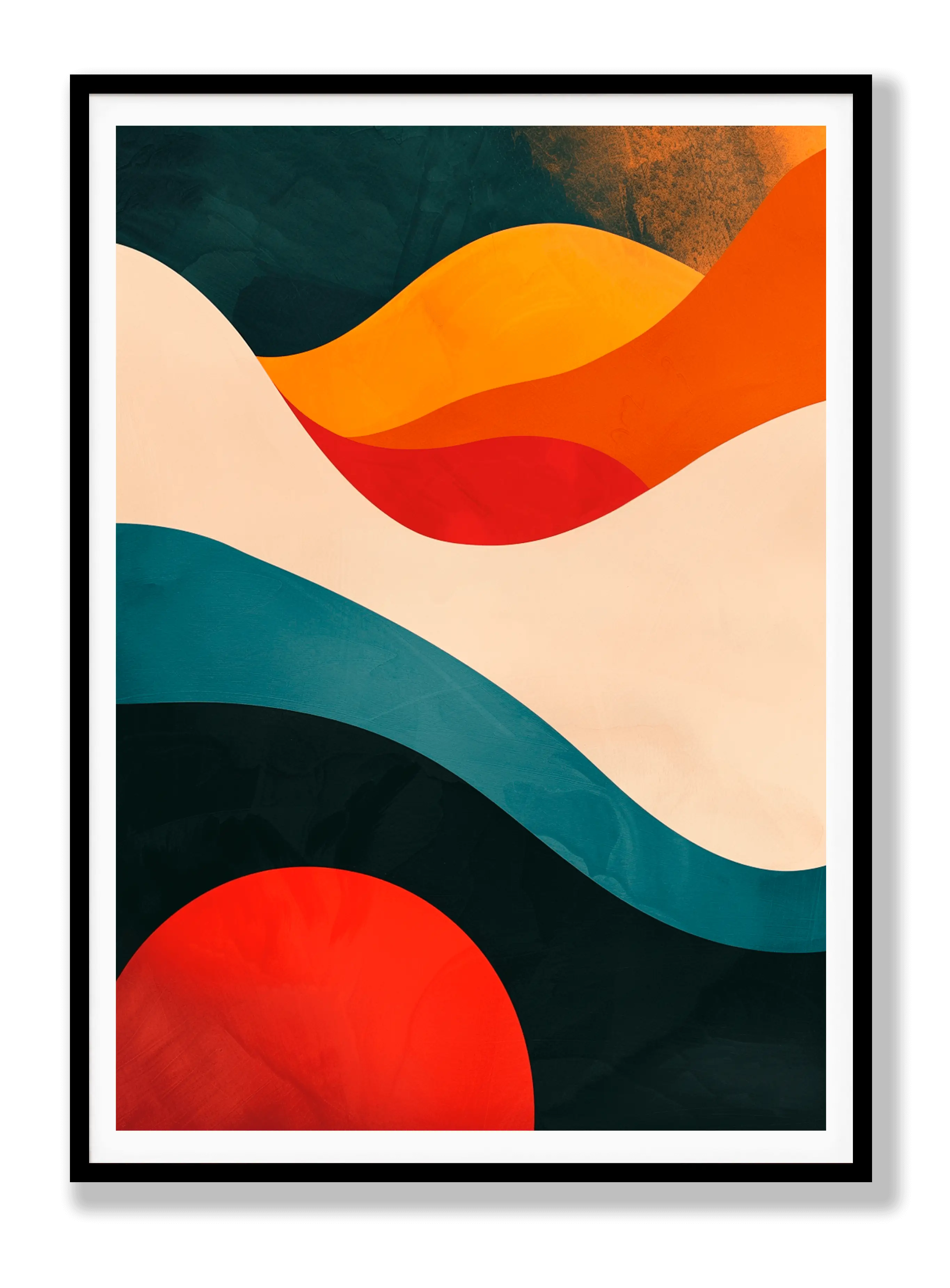 Hills Of Color Poster