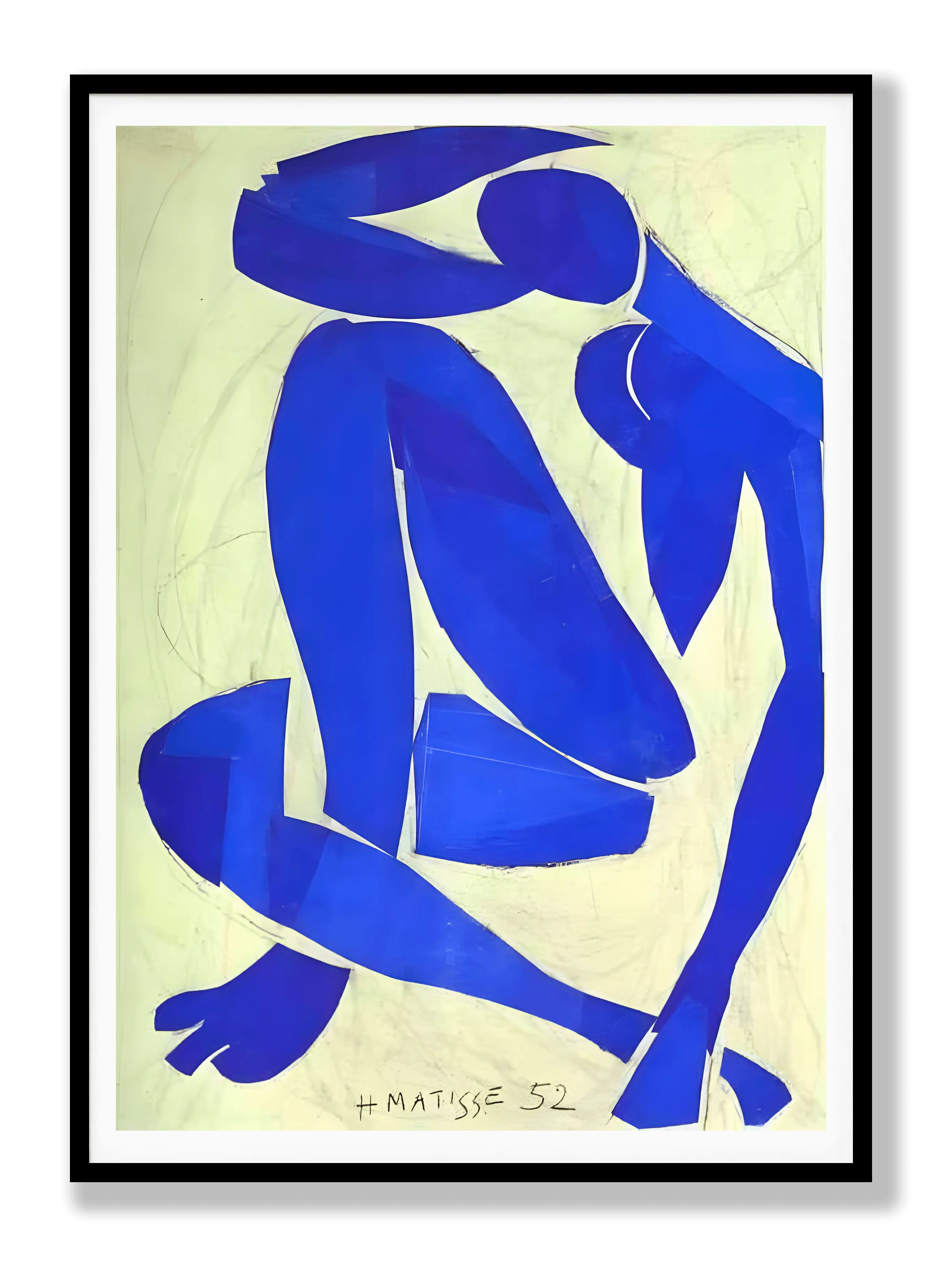 Henri Matisse - Nu bleu IV - 1952 Poster