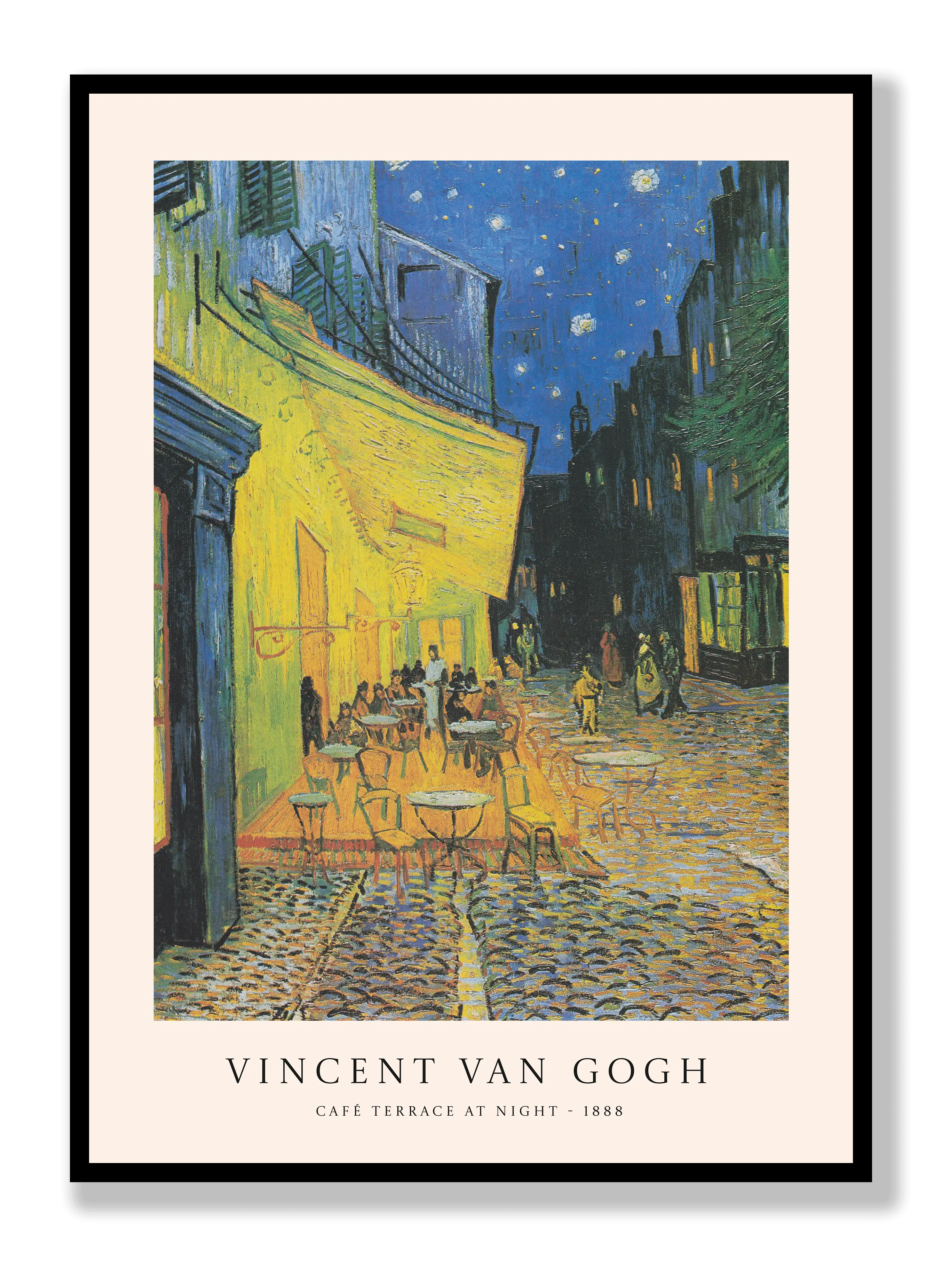 Van Gogh - Café Terrace at Night Poster