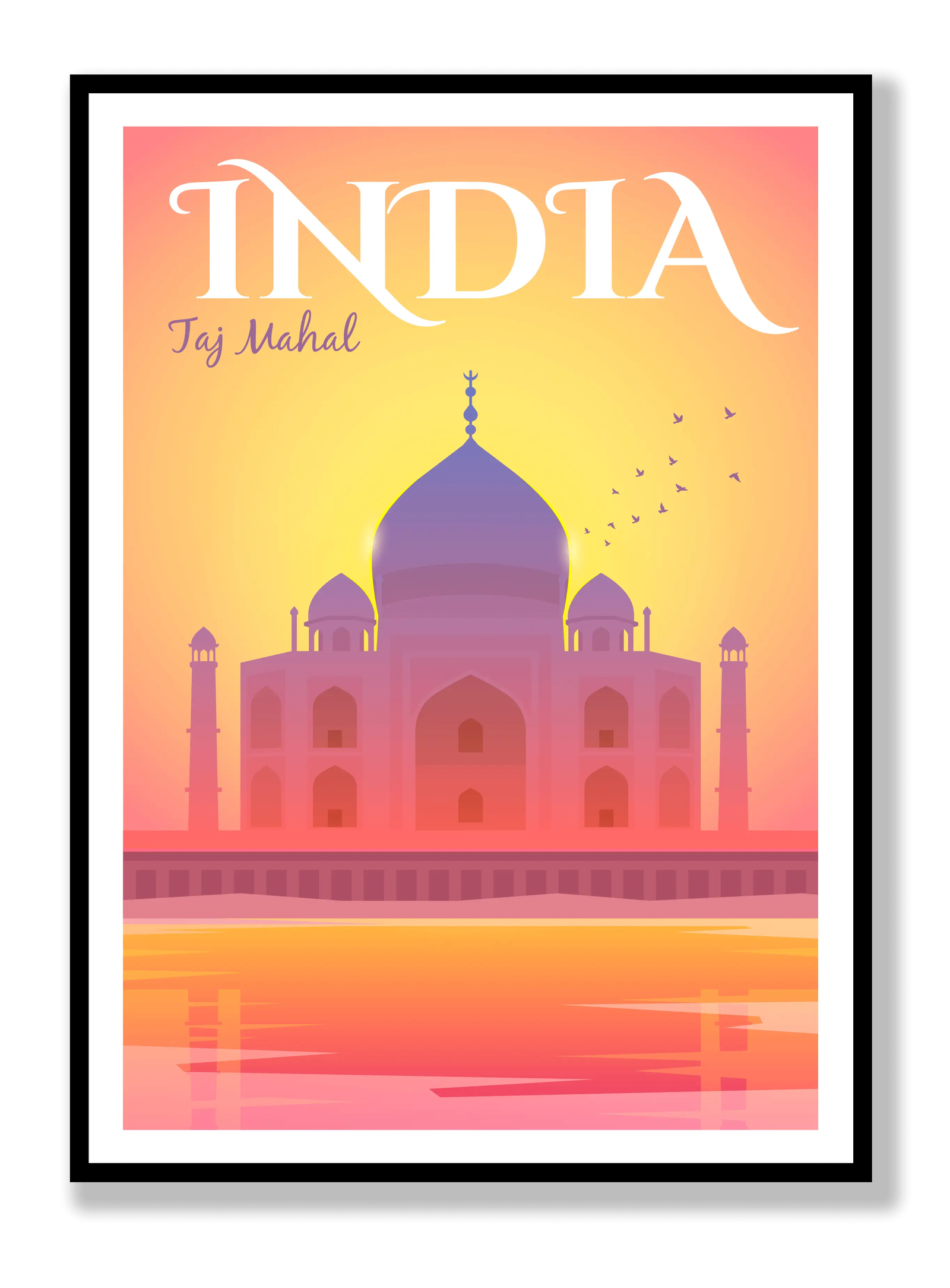 Taj Mahal plakat