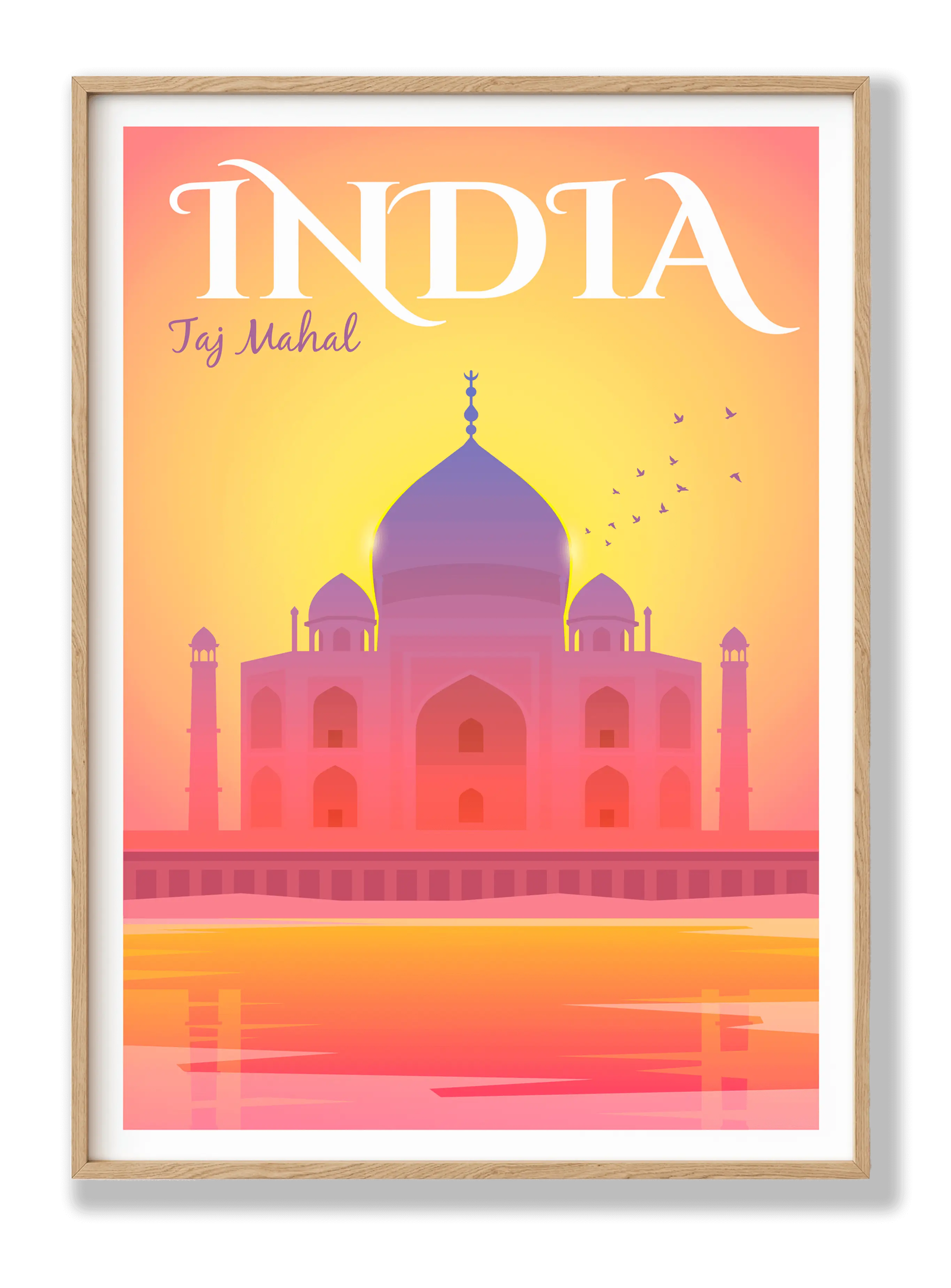 Taj Mahal plakat