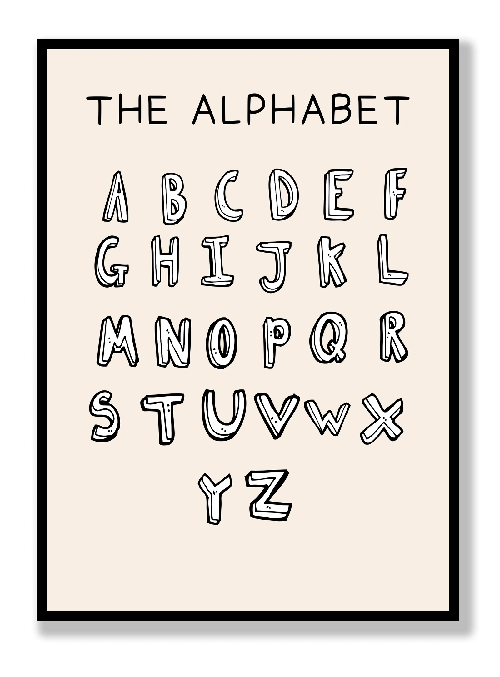 The Alphabet plakat