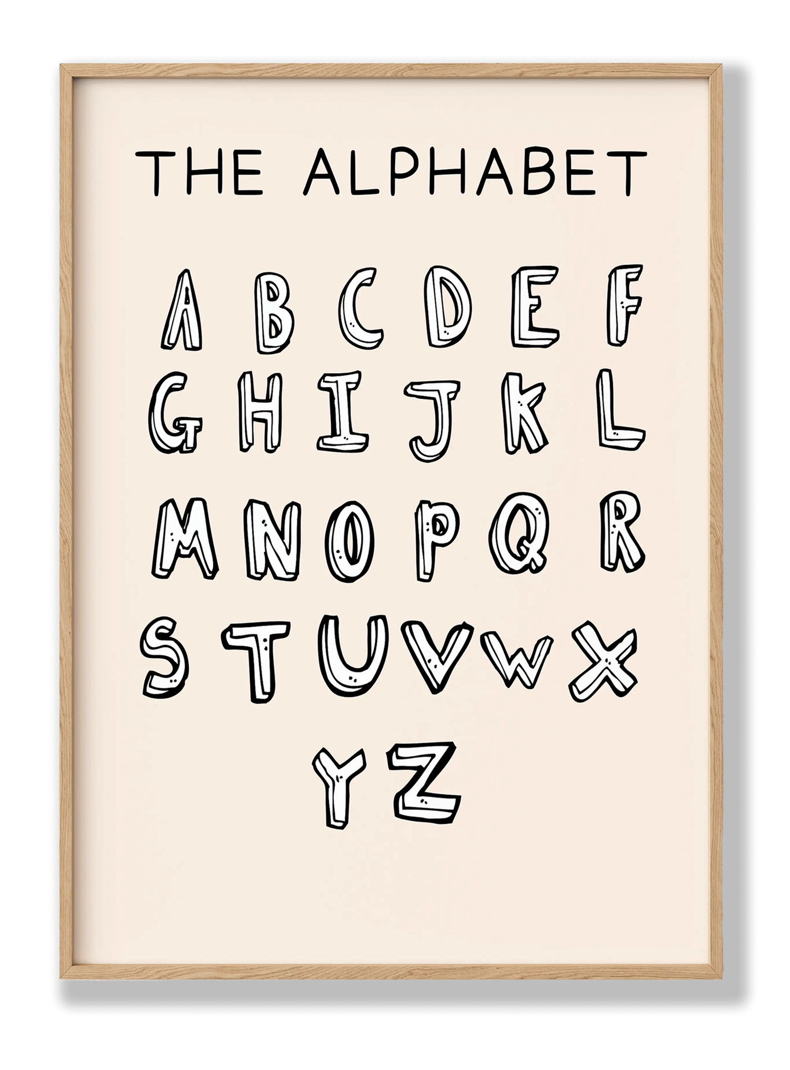 The Alphabet plakat