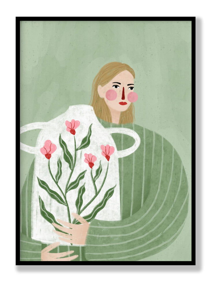 The Woman With He Vase plakat