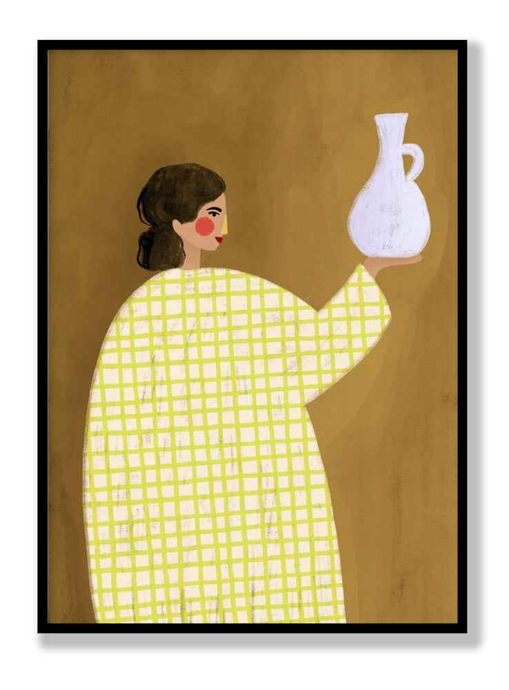 The Woman With Vase plakat