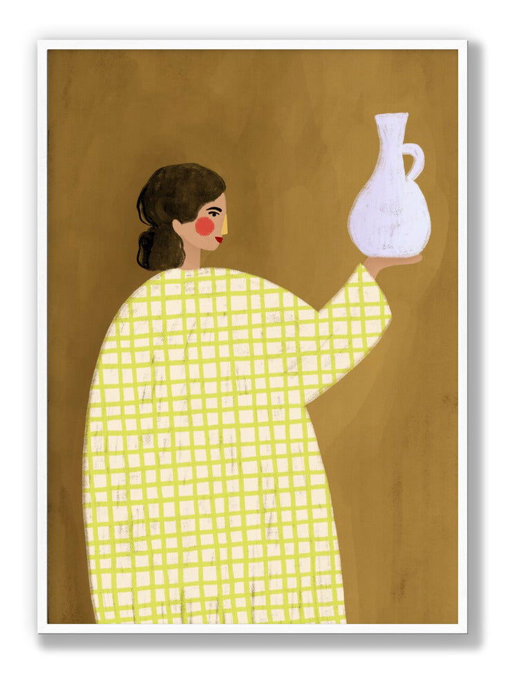 The Woman With Vase plakat