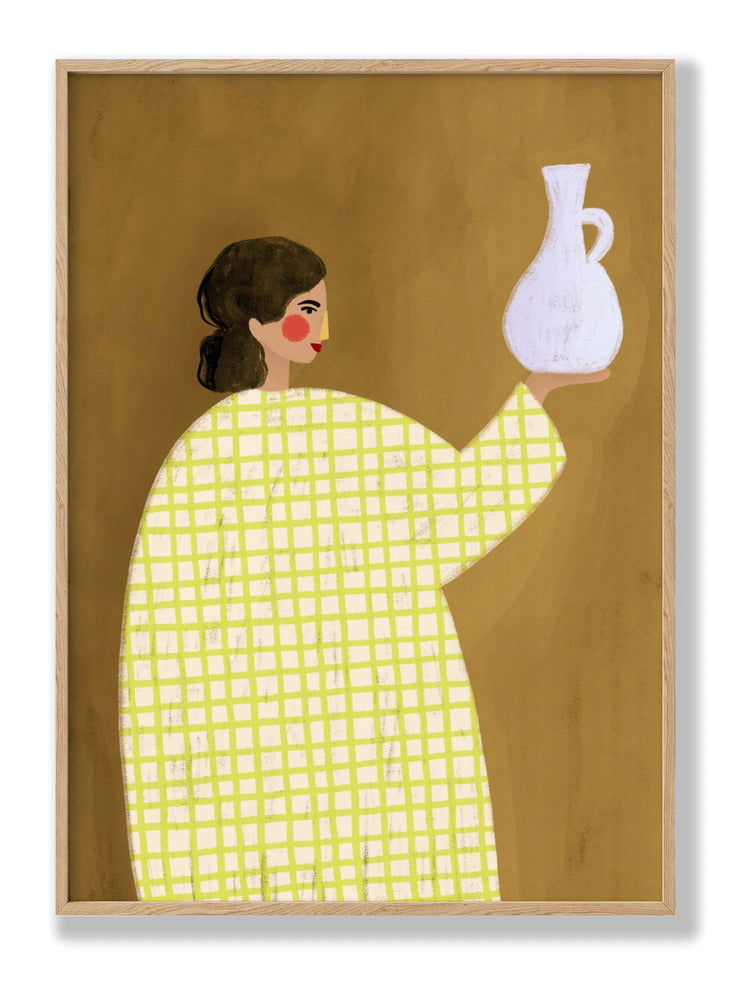 The Woman With Vase plakat