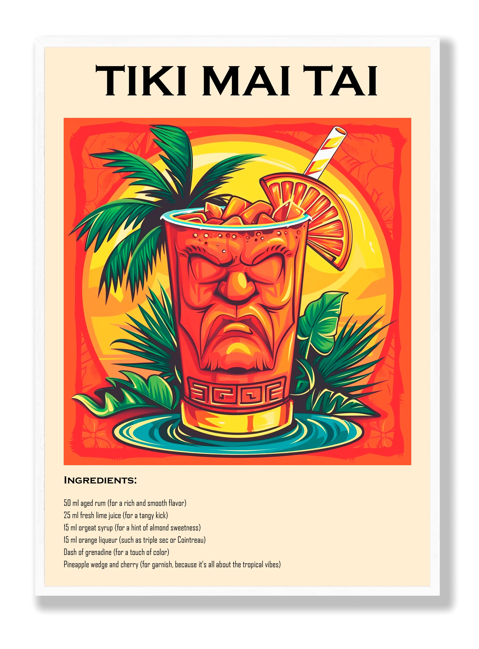 Tiki Mai Tai plakat