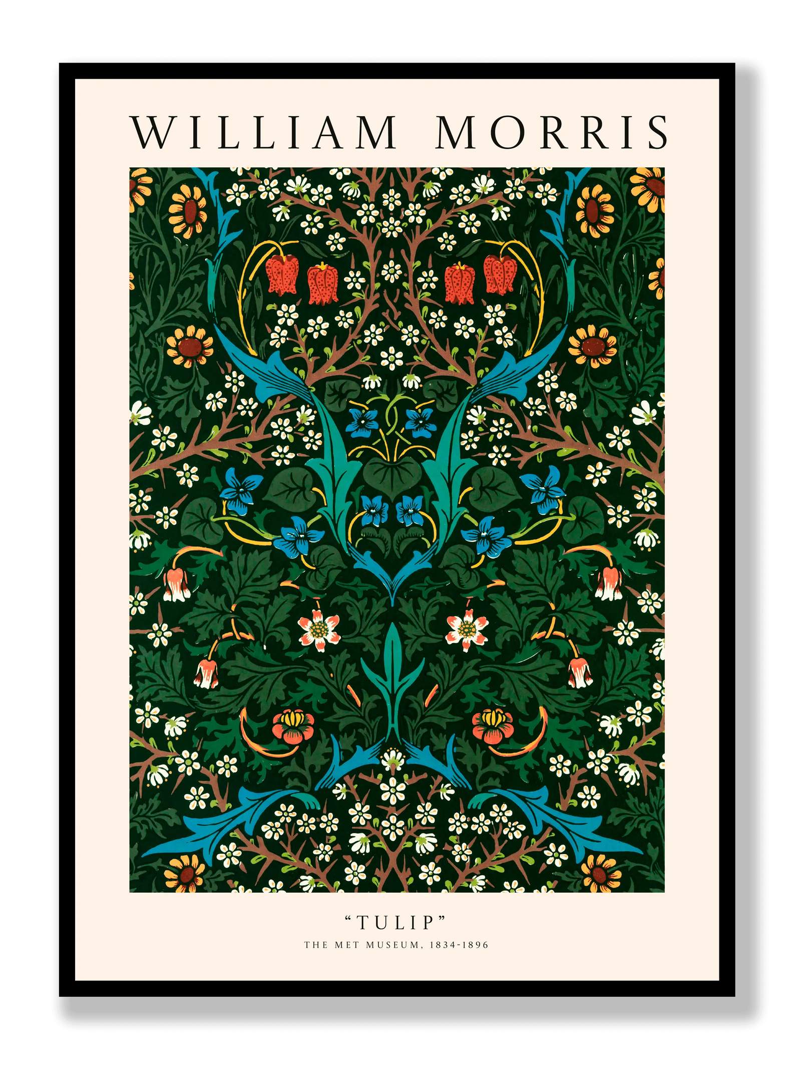 William Morris - Tulip plakat