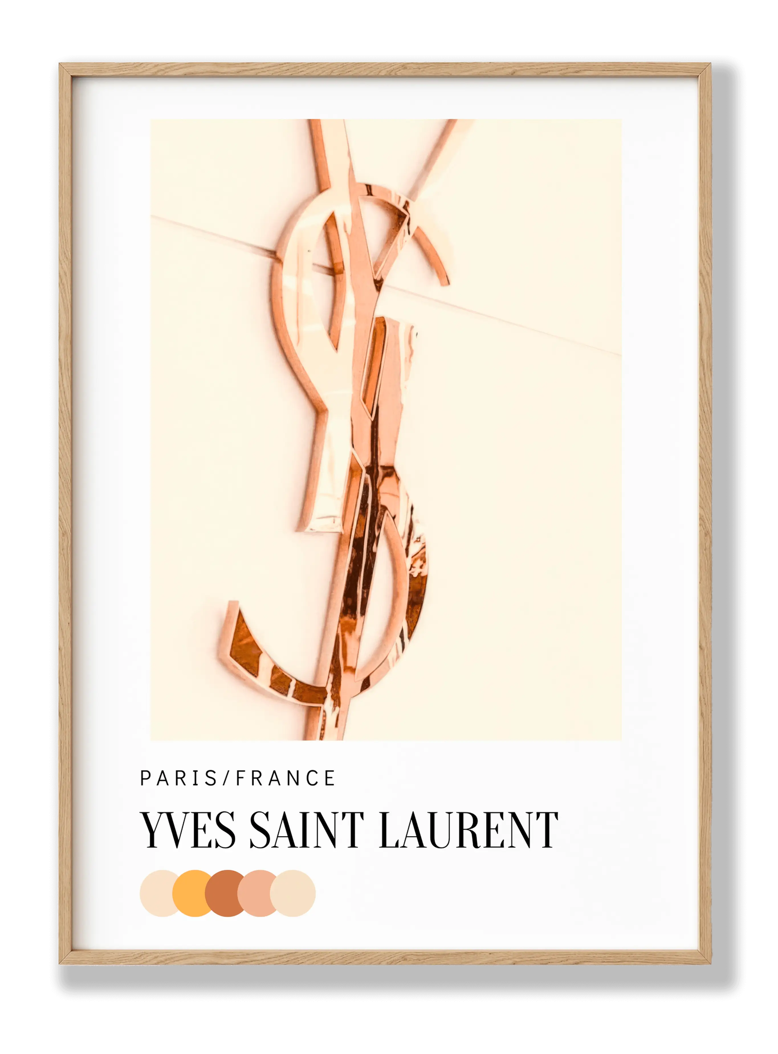 YSL plakat