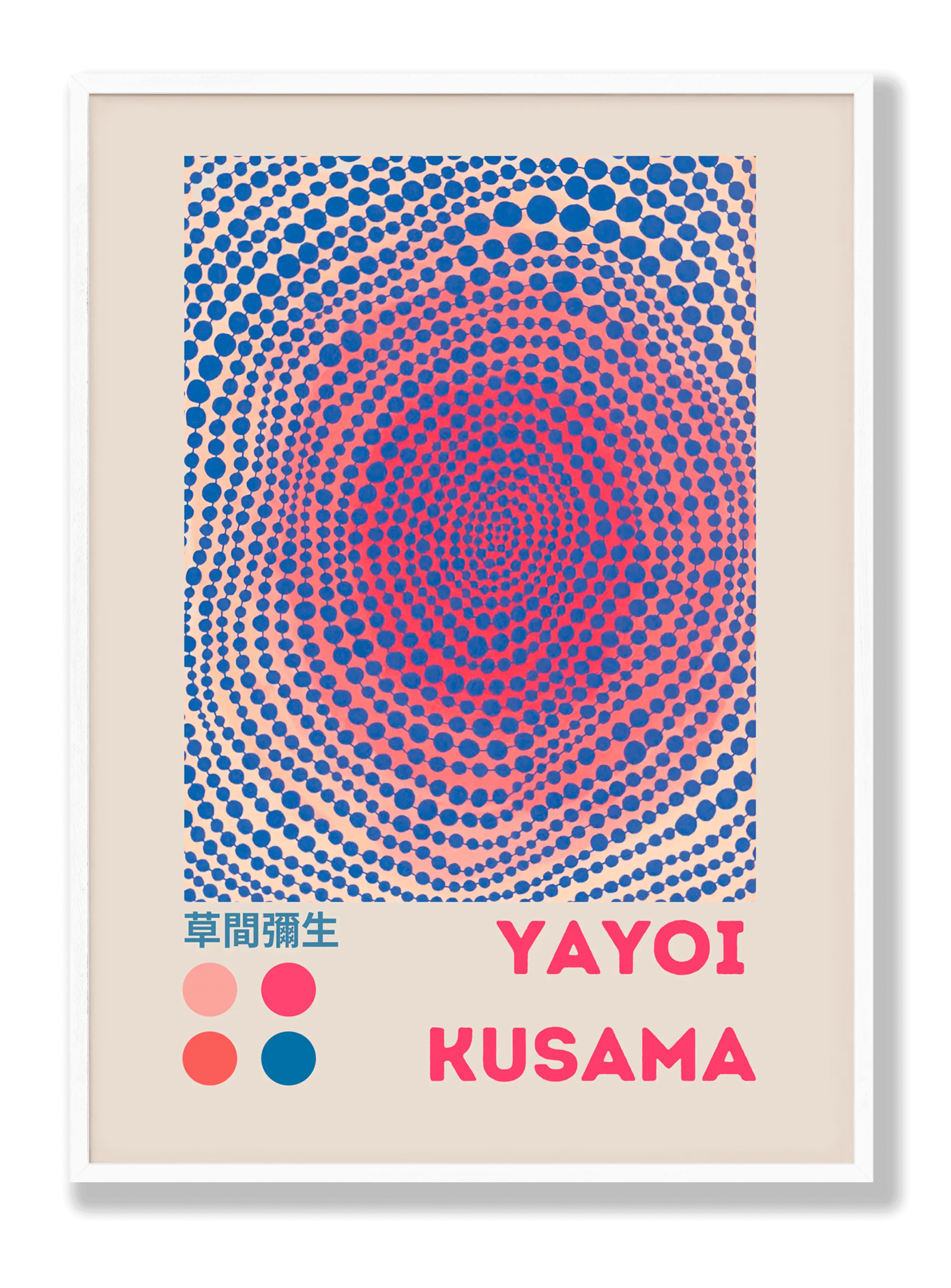 Yayoi Kusama - Morning Sun plakat