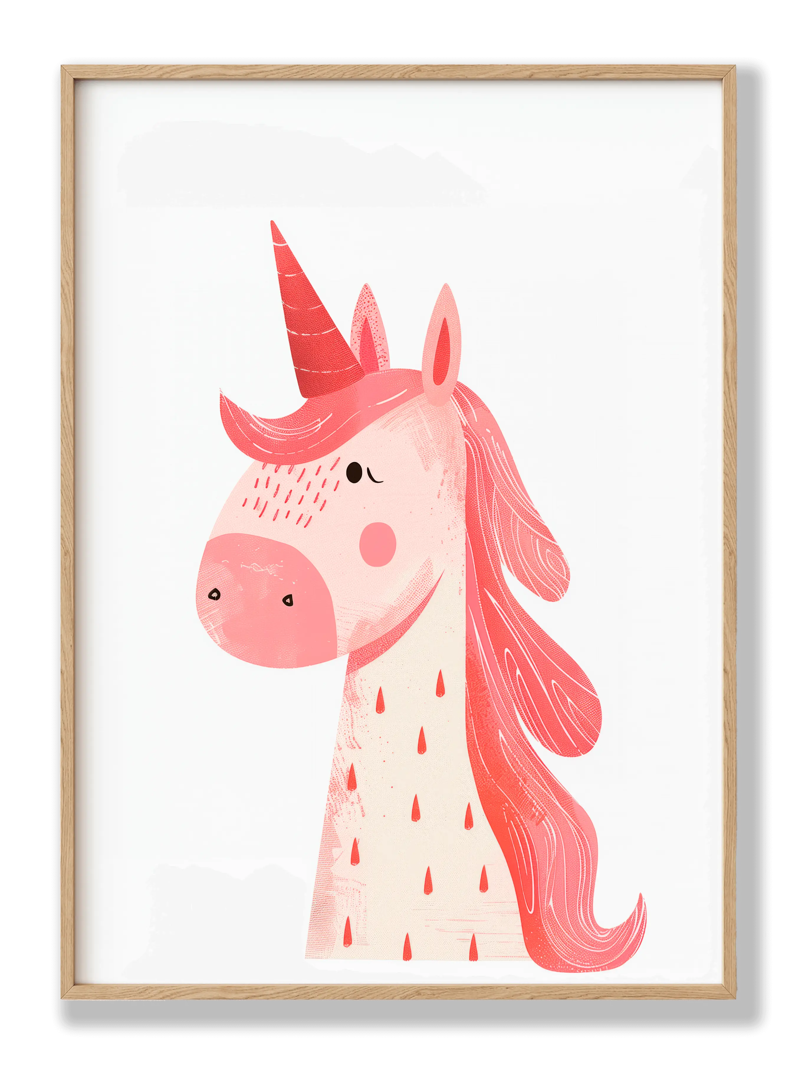 Pink Unicorn Poster