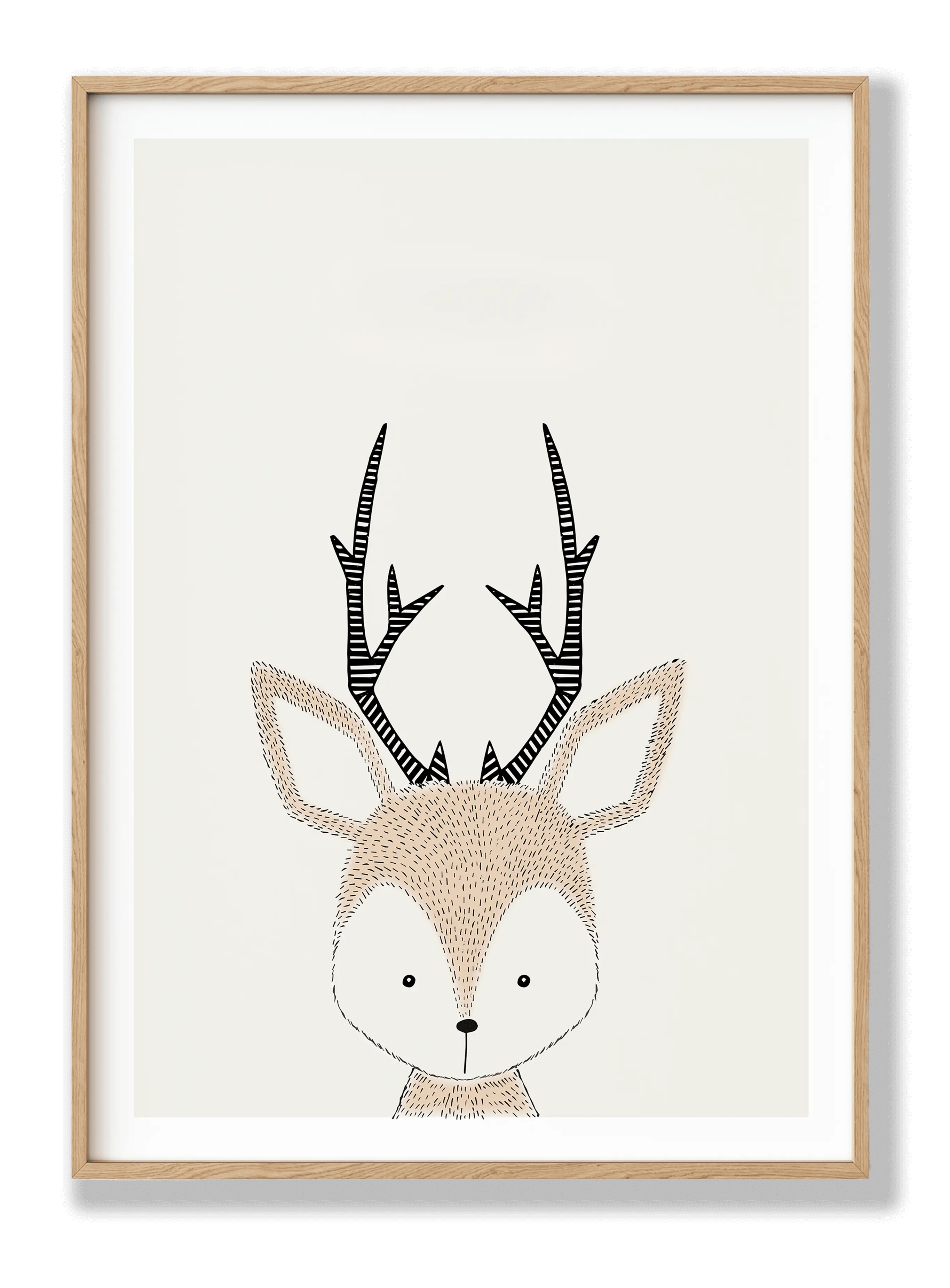 Friendly Deer Poster